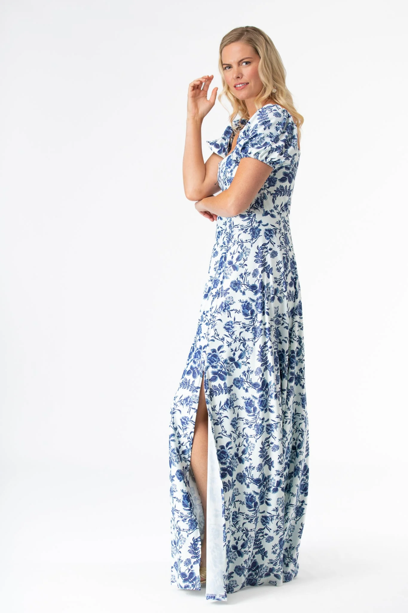 Elizabeth Dress in Evening Garden - Image 6