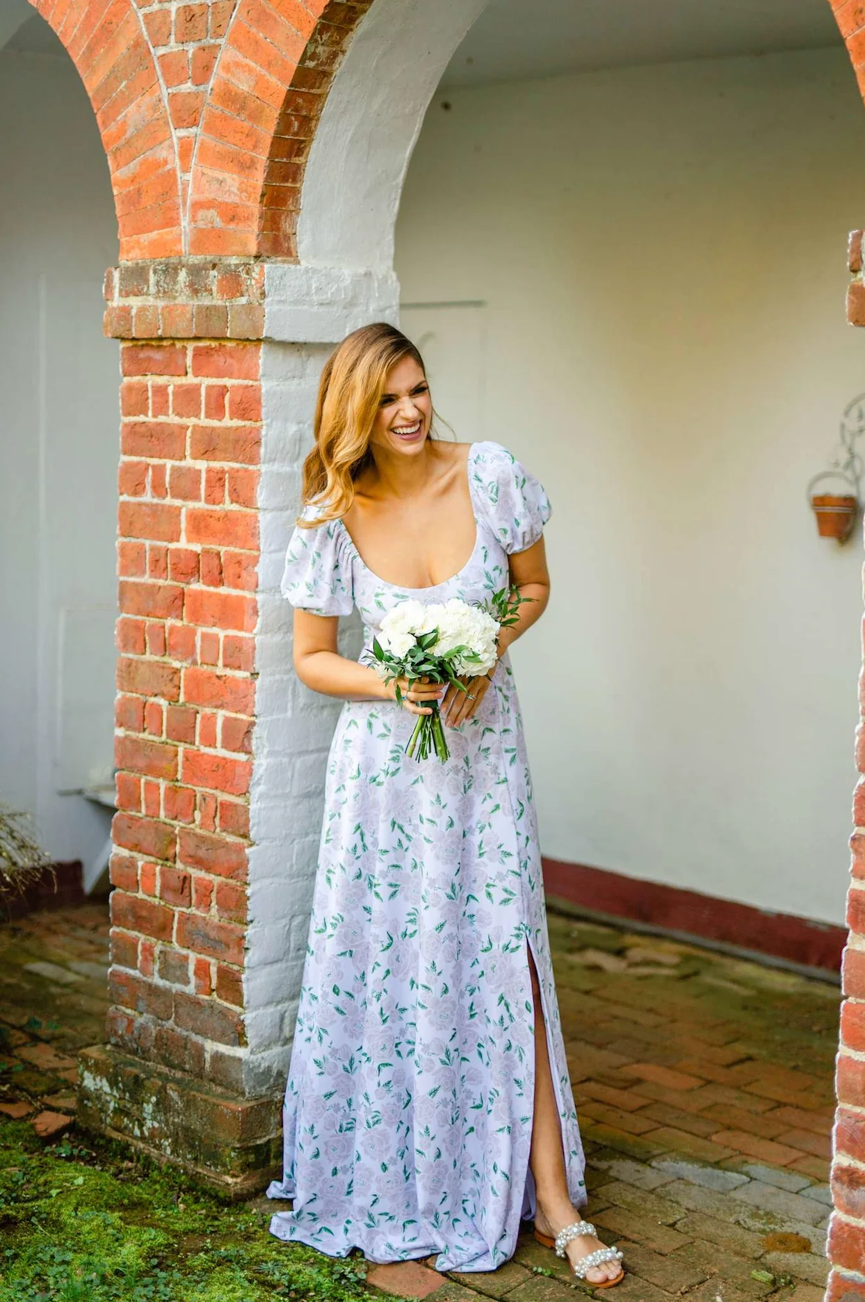 Elizabeth Dress in Peony Prosecco - Image 3