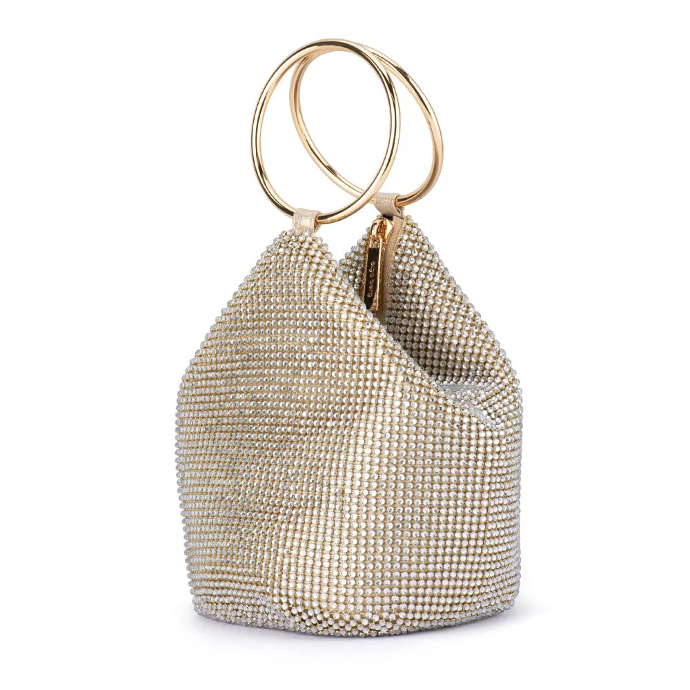 ELLIE CRYSTAL MESH HANDLE BAG - Image 4