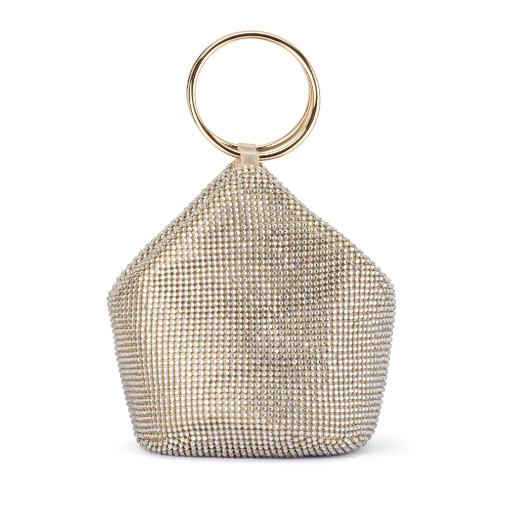 ELLIE CRYSTAL MESH HANDLE BAG - Image 8