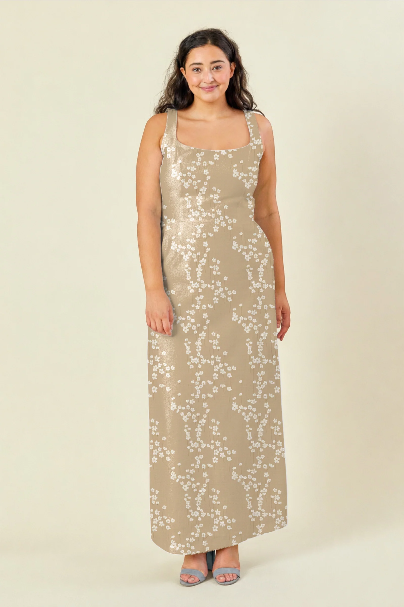 Emily Bodice with Brunch Skirt in Daisy Jacquard - Image 4