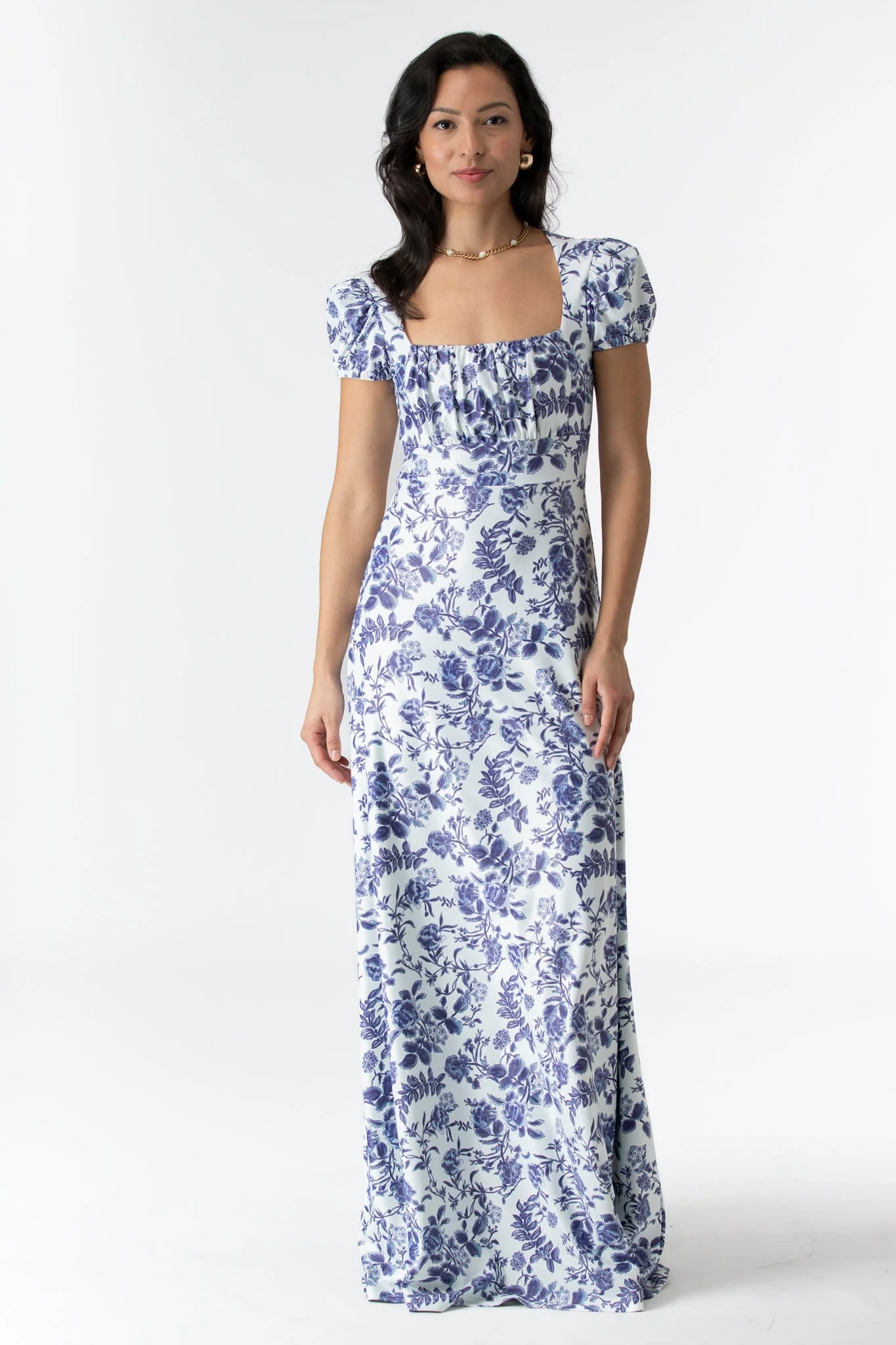 Estelle Dress in Evening Garden