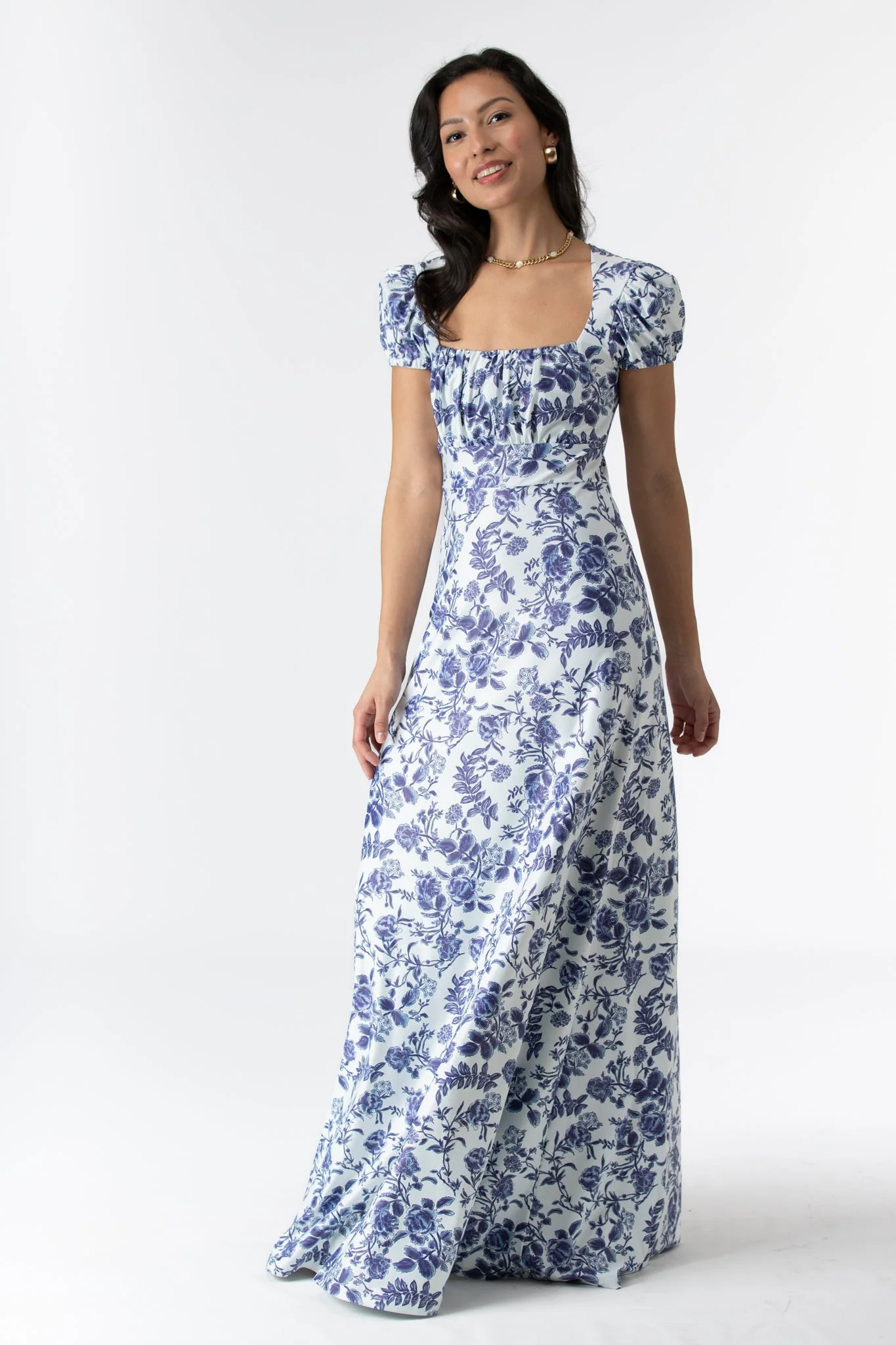 Estelle Dress in Evening Garden - Image 4