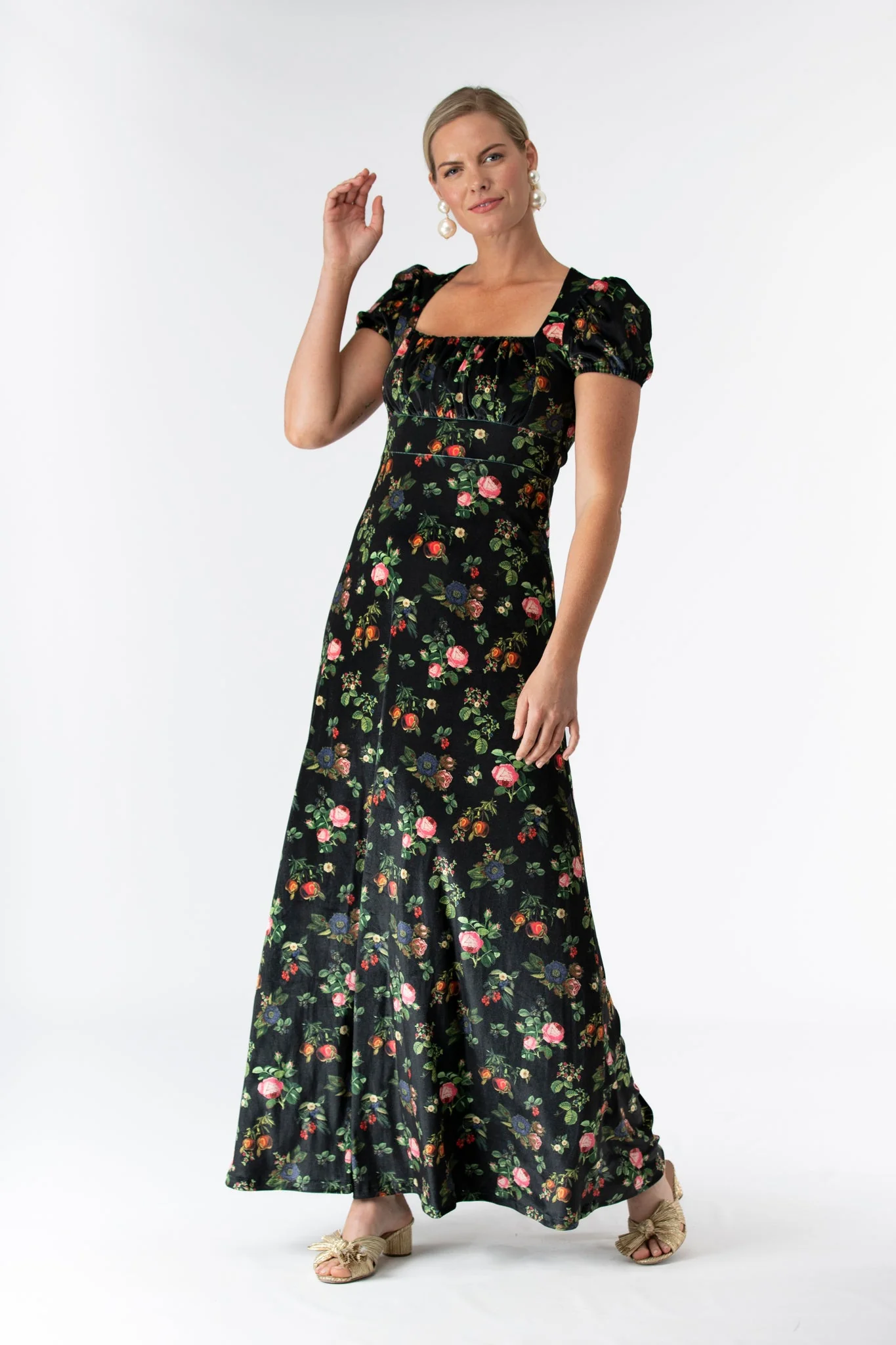 Estelle Dress in Forbidden Fruit