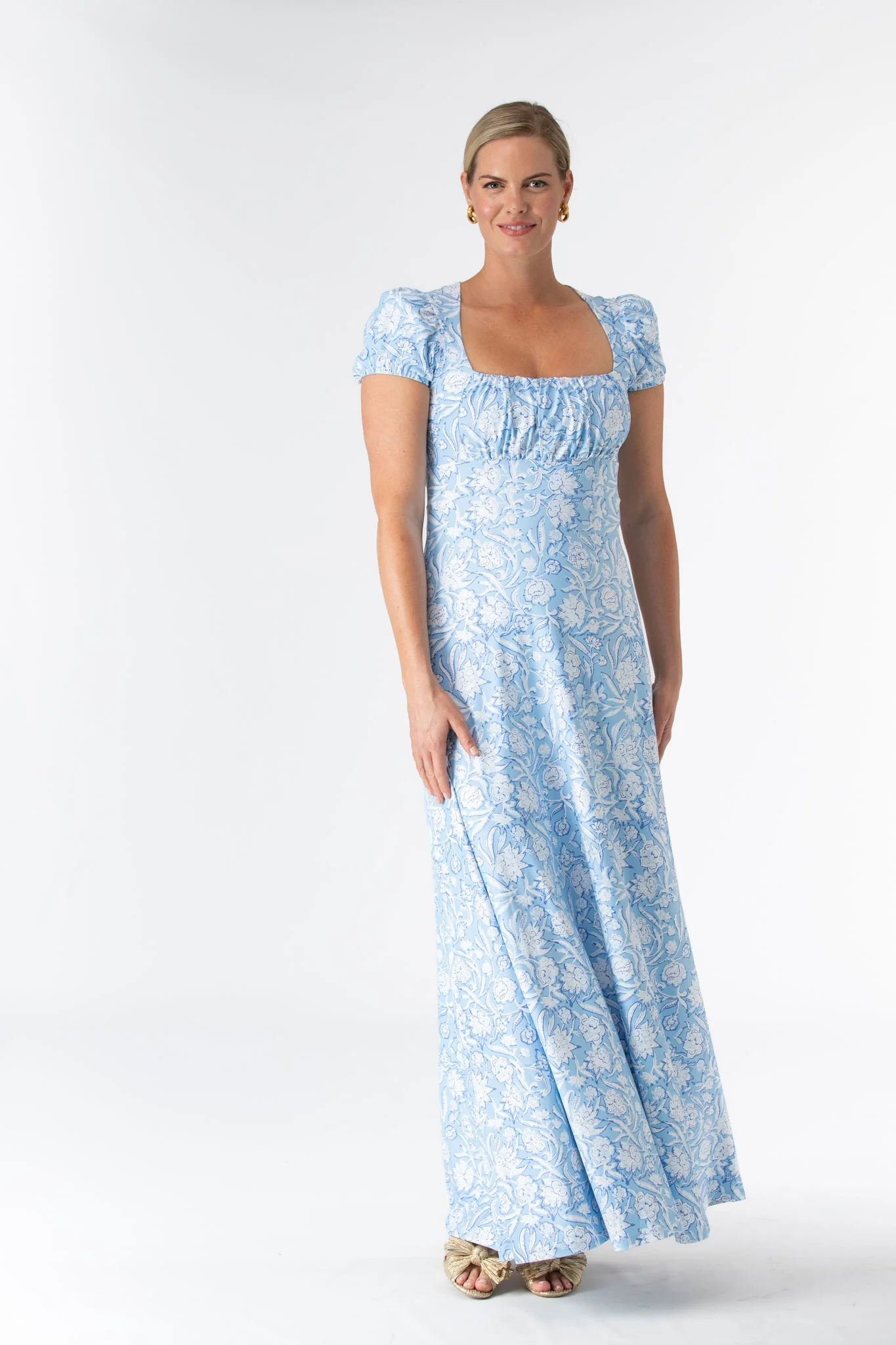 Estelle Dress in Ocean Mist