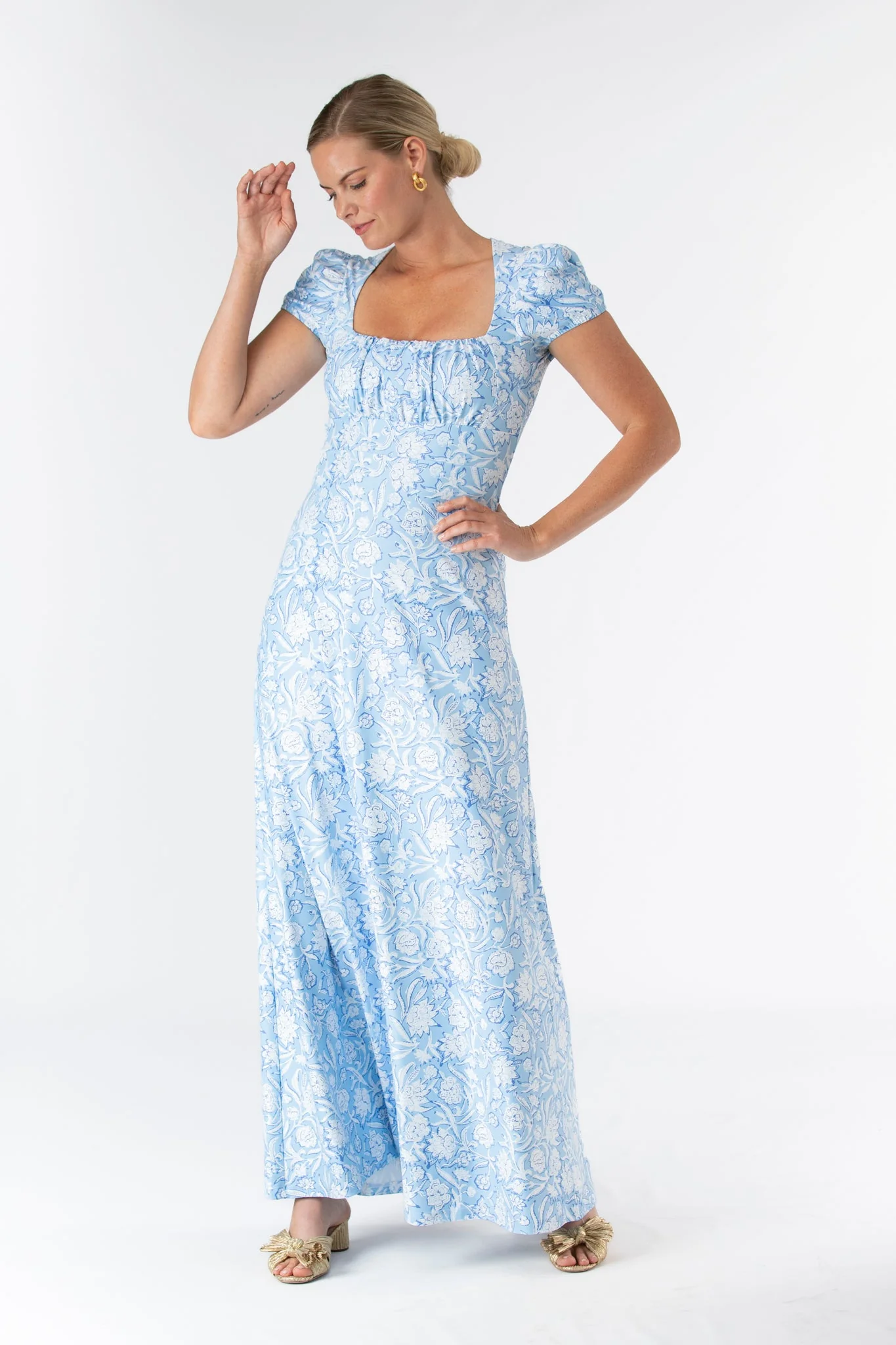 Estelle Dress in Ocean Mist - Image 2
