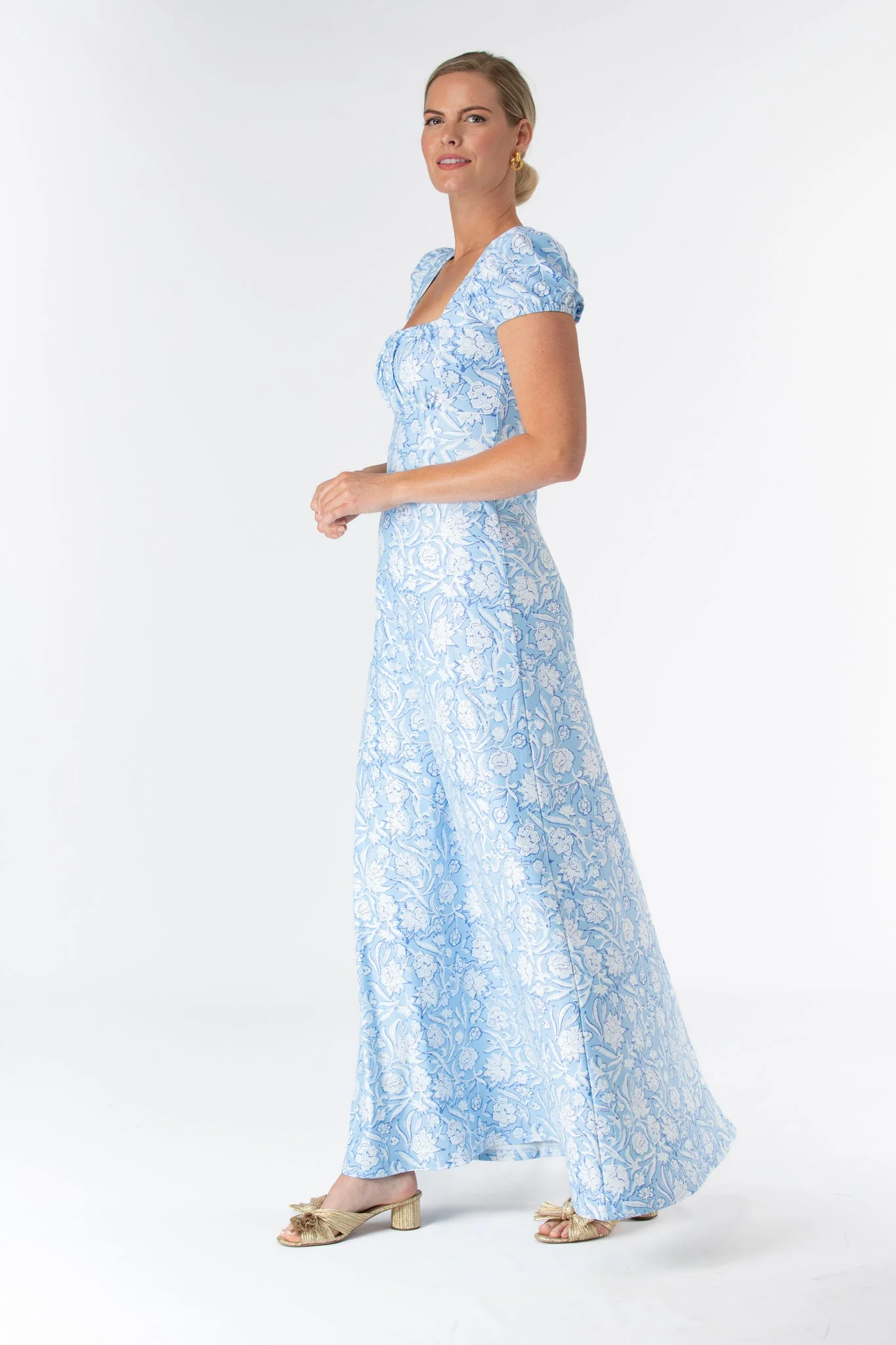 Estelle Dress in Ocean Mist - Image 3