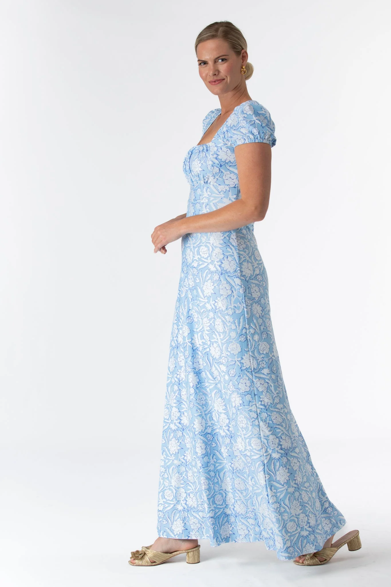 Estelle Dress in Ocean Mist - Image 4