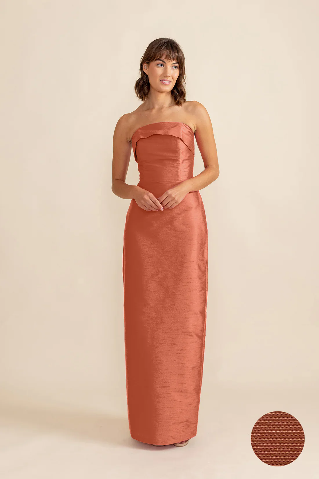 Eva Bodice with Straight Skirt in Drapey Bengaline - Image 15
