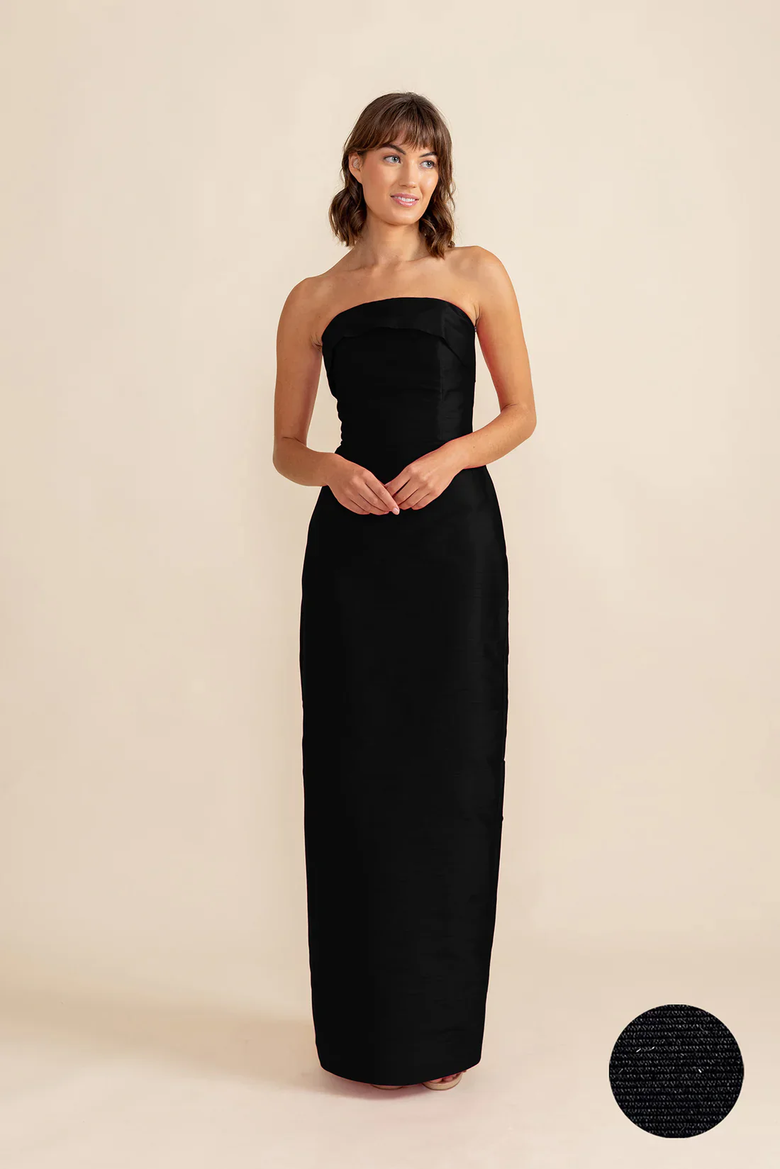 Eva Bodice with Straight Skirt in Drapey Bengaline - Image 17