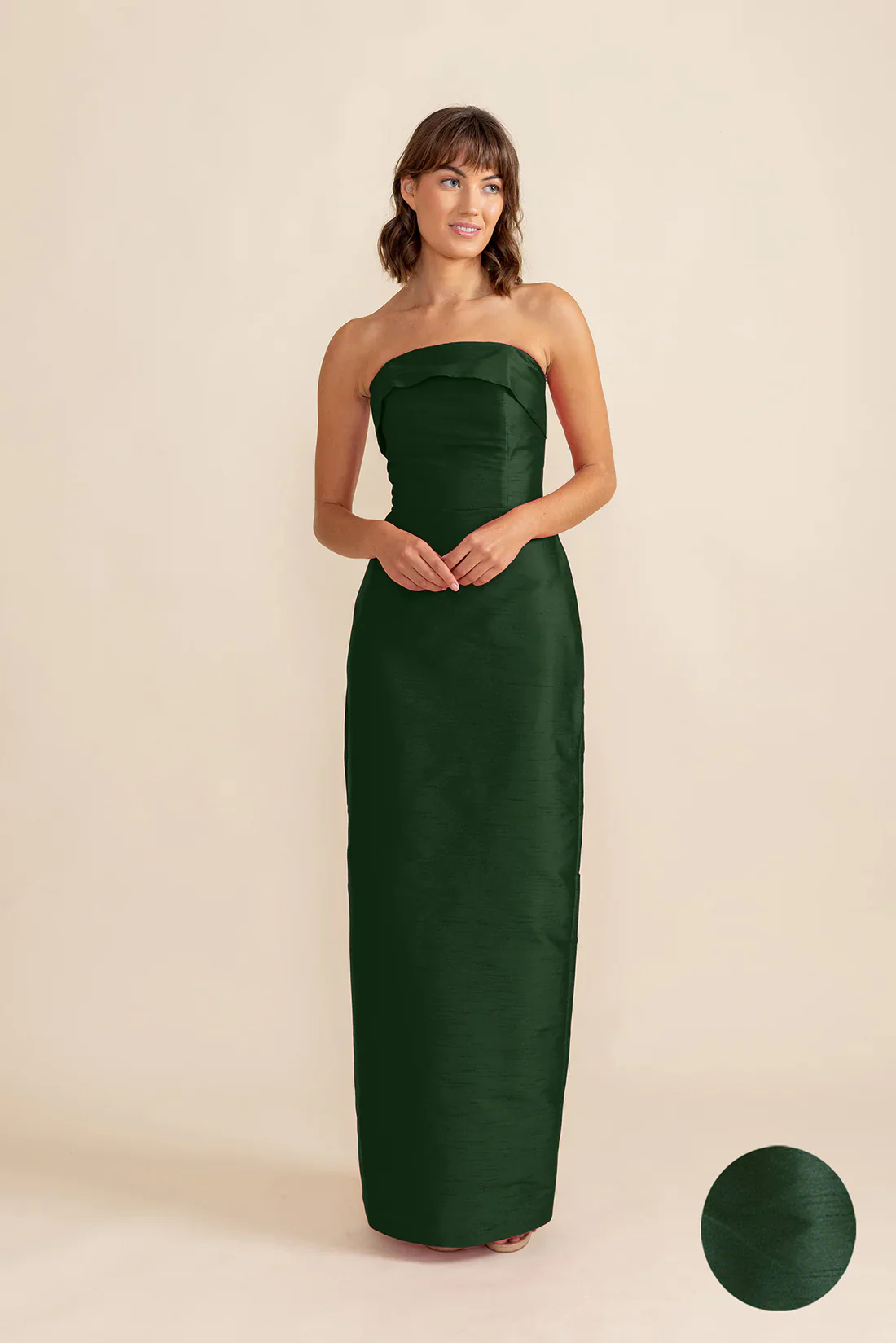 Eva Bodice with Straight Skirt in Shantung - Image 20