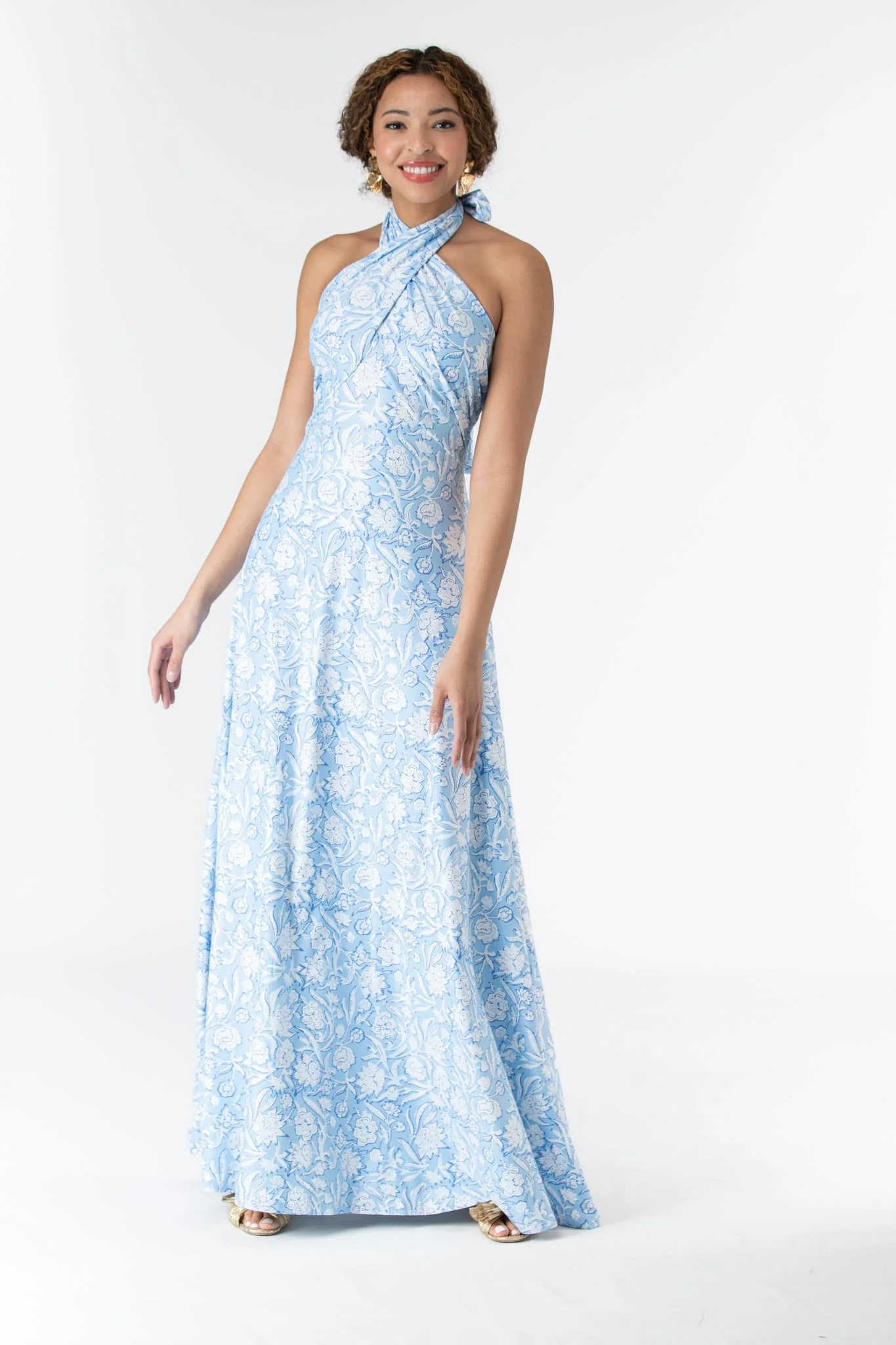 Fallon Dress in Ocean Mist - Image 2