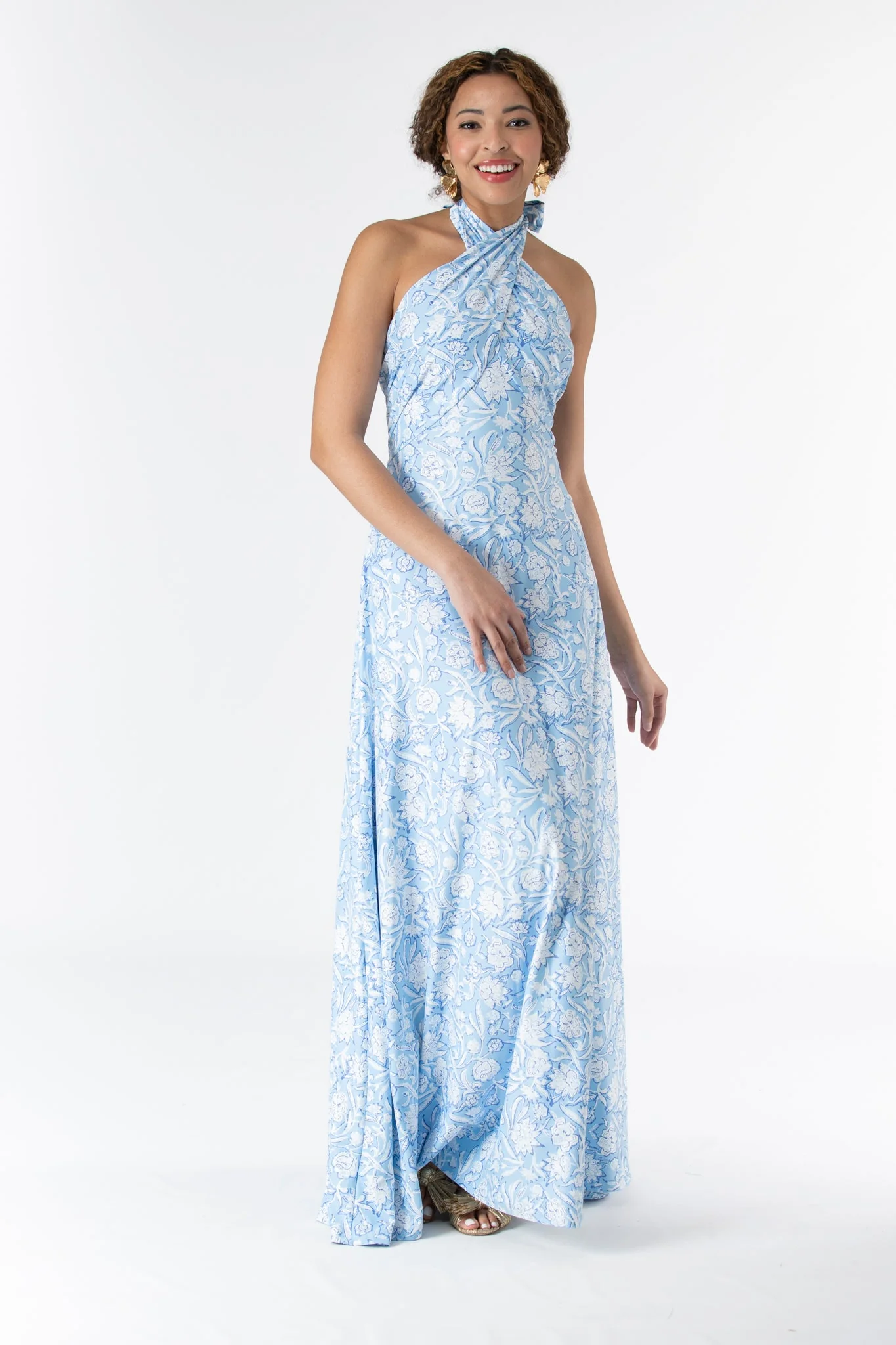 Fallon Dress in Ocean Mist - Image 7