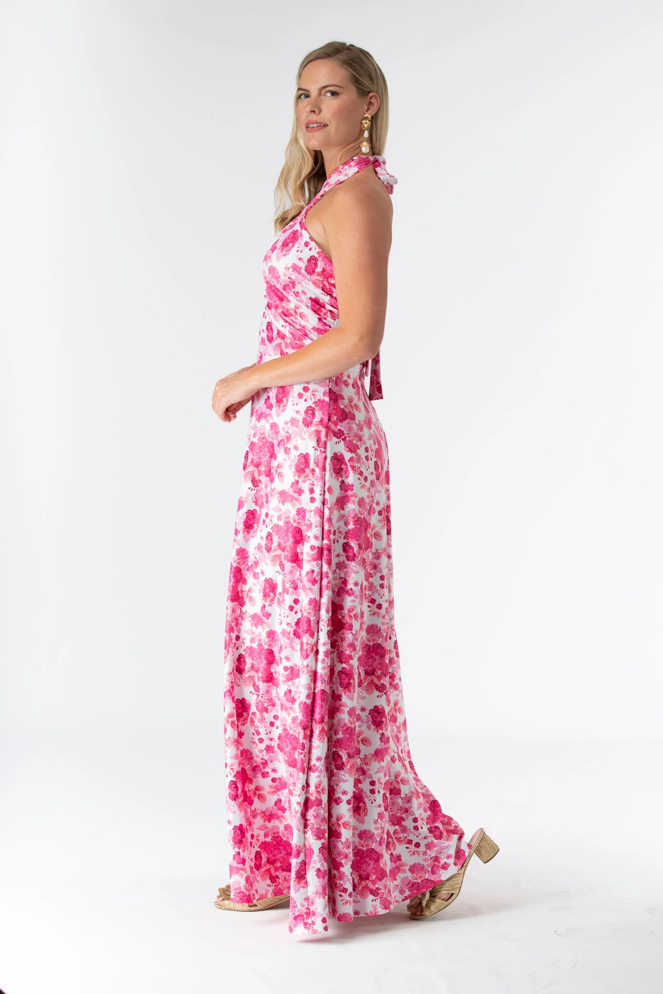 Fallon Dress in Raspberry Chateau - Image 3