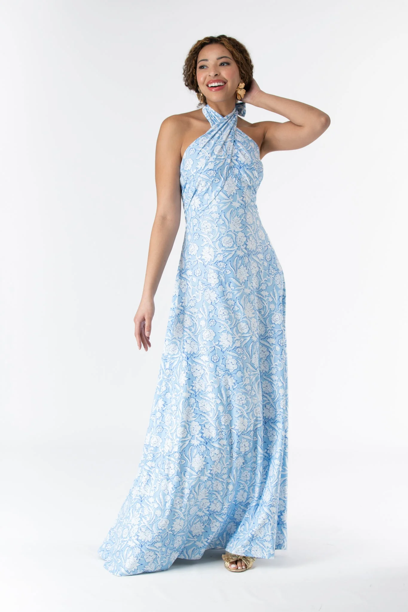 Fallon Dress in Ocean Mist - Image 3
