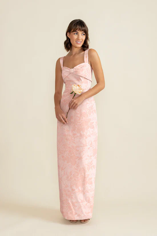 Grace Bodice with Straight Skirt in Garden Flora - Image 5