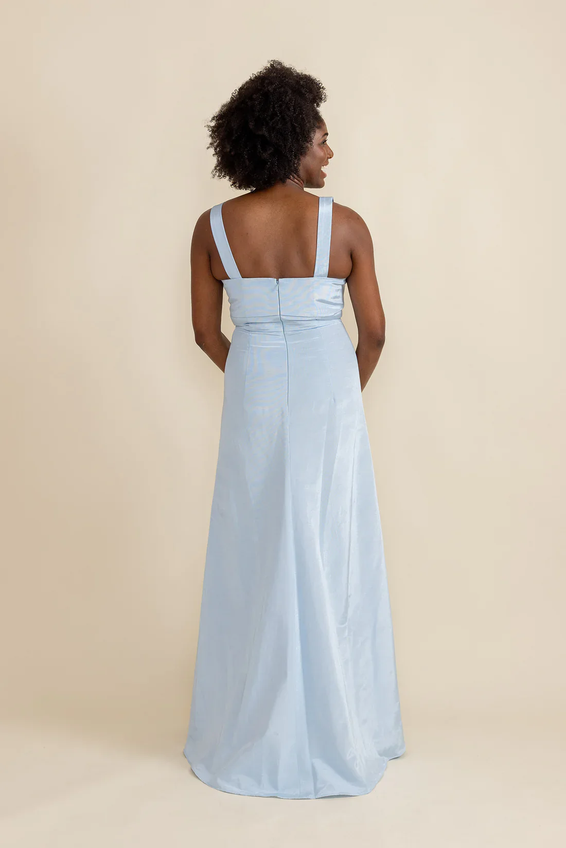Grace Bodice with Trumpet Skirt in Shantung - Image 2