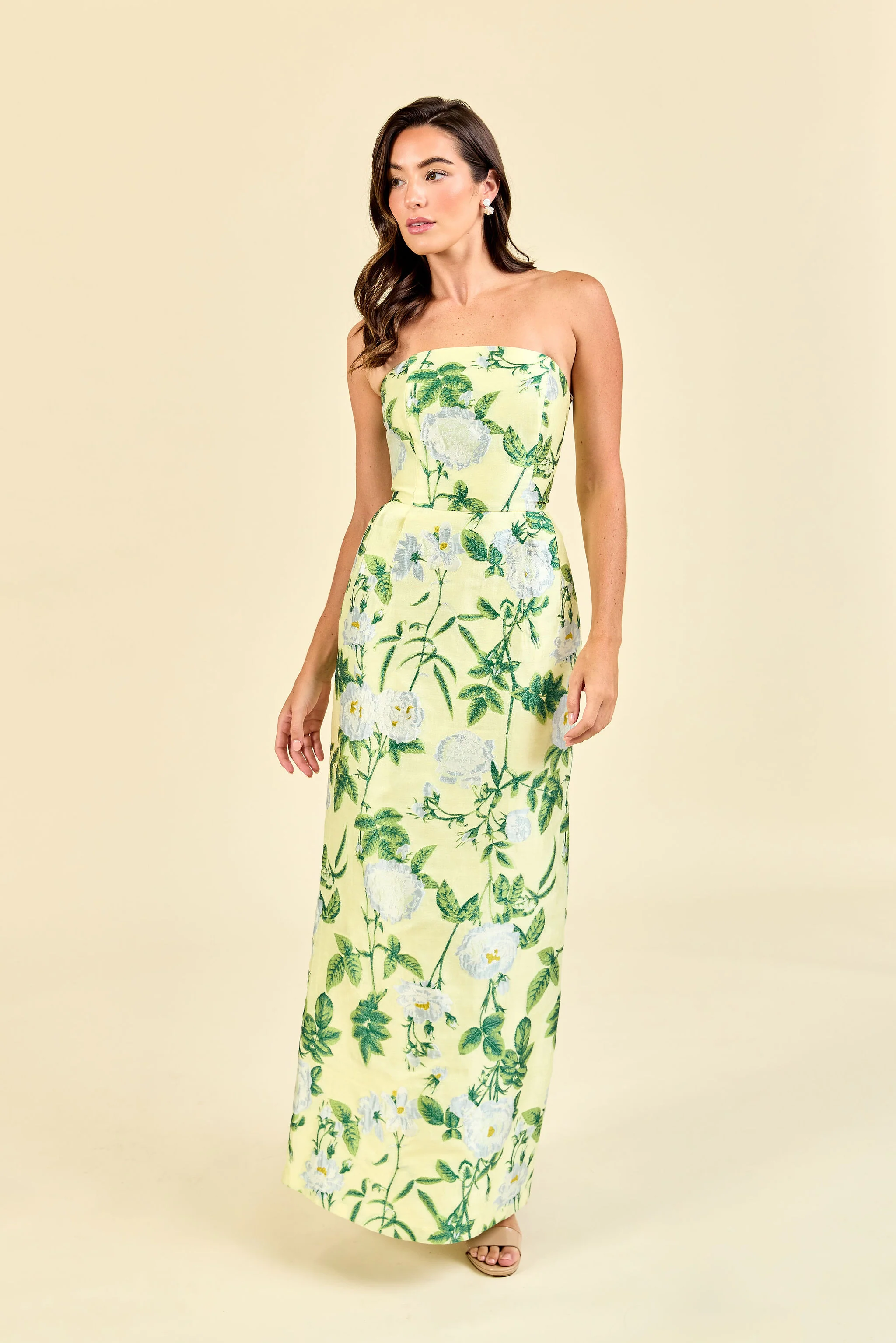 Hannah Bodice with Brunch Skirt in Camellia Jacquard - Image 6