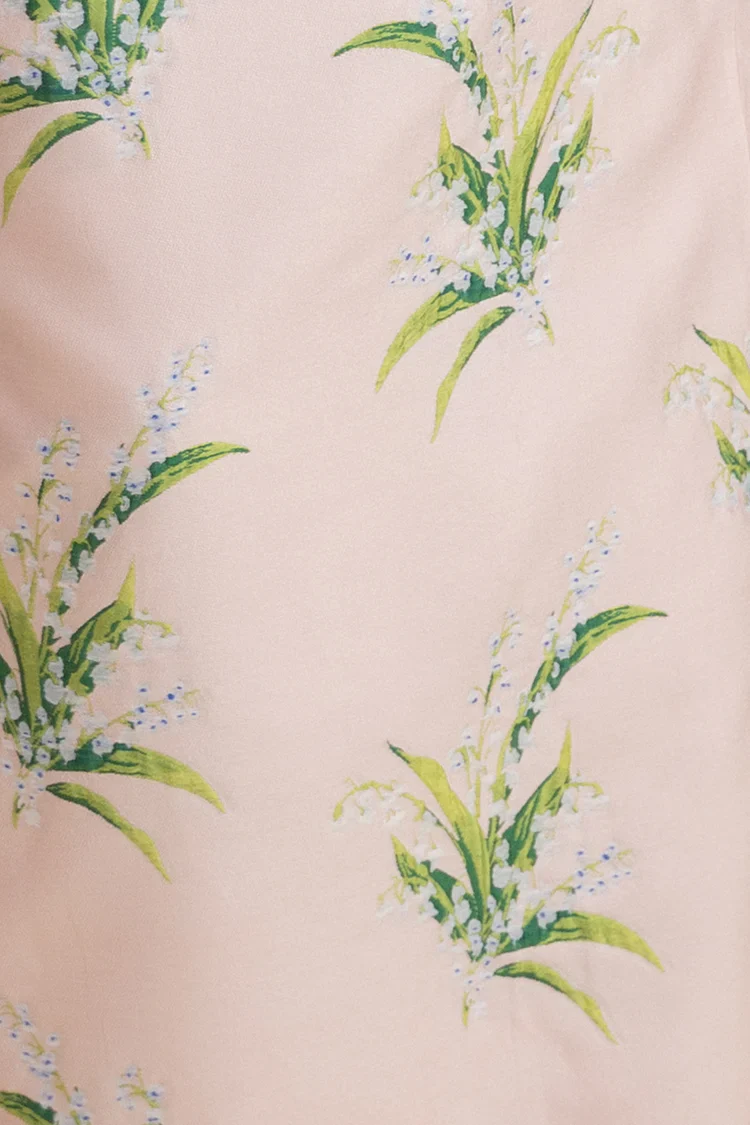 Harper Bodice with Trumpet Skirt in Lily of the Valley Jacquard - Image 7