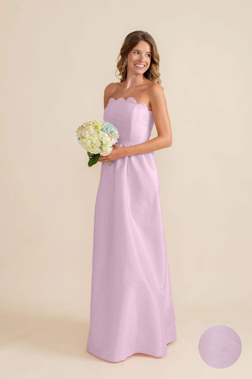 Hayes Bodice with Gathered Skirt in Shantung - Image 7