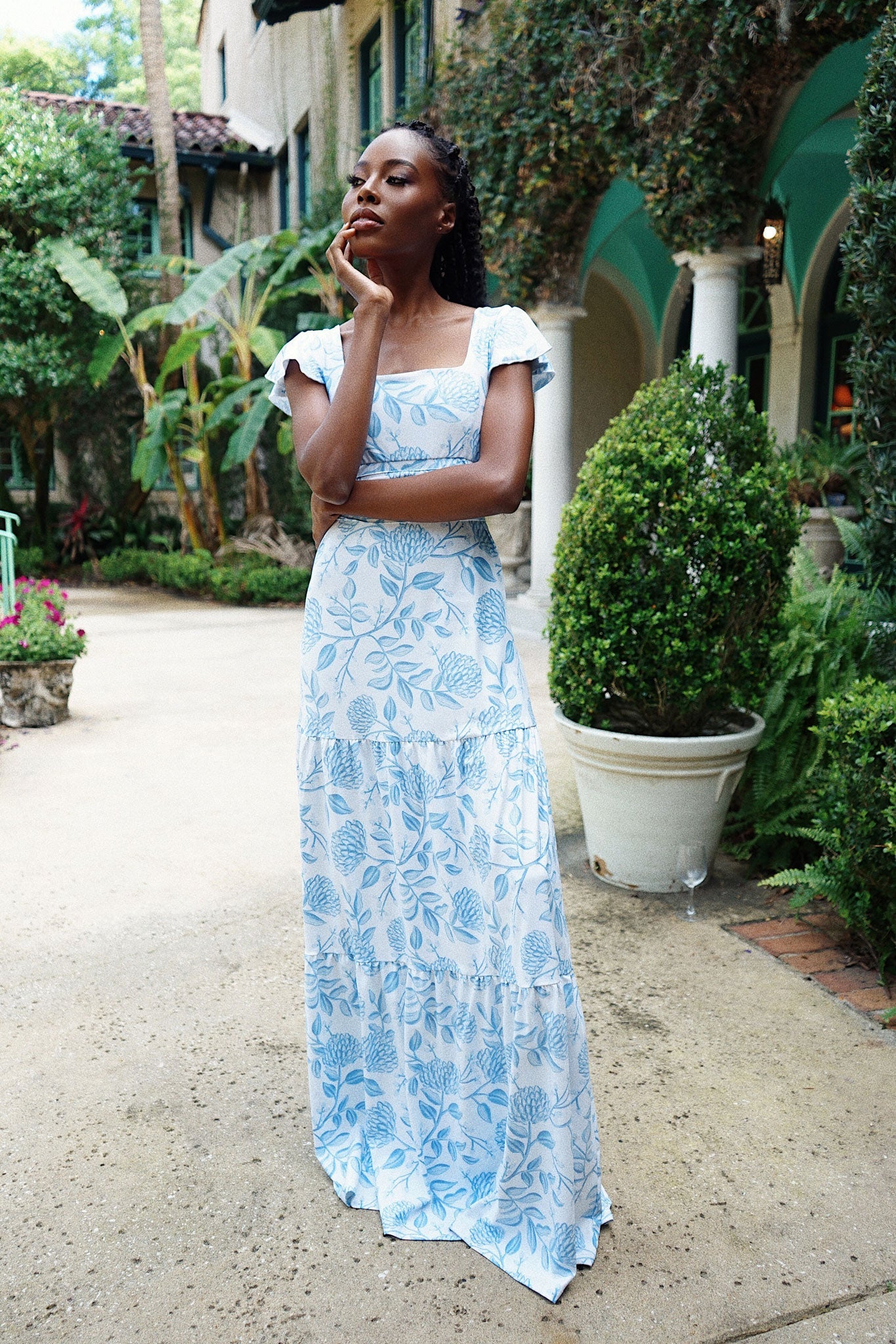 Isabella Dress in Dusty Bloom - Image 4