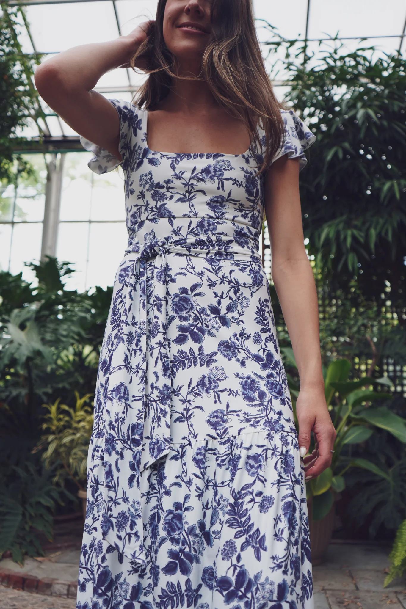 Isabella Dress in Evening Garden - Image 4