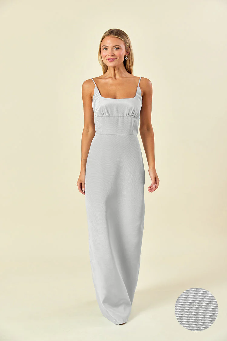 Jane Bodice with Straight Skirt in Drapey Bengaline - Image 4