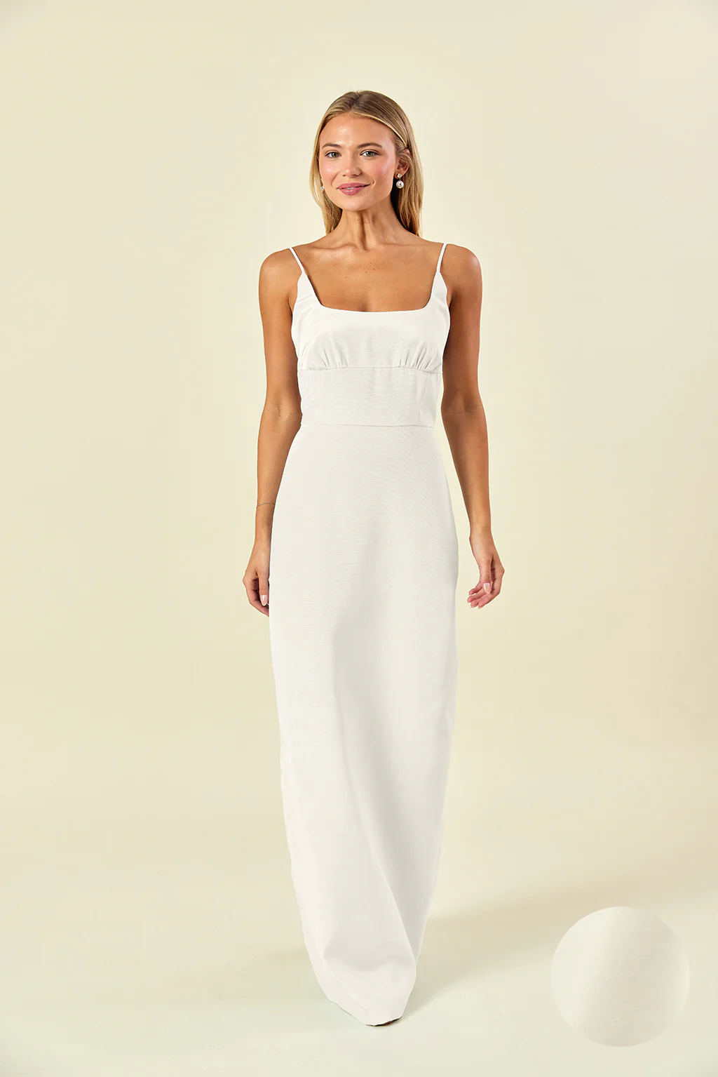 Jane Bodice with Straight Skirt in Shantung - Image 14