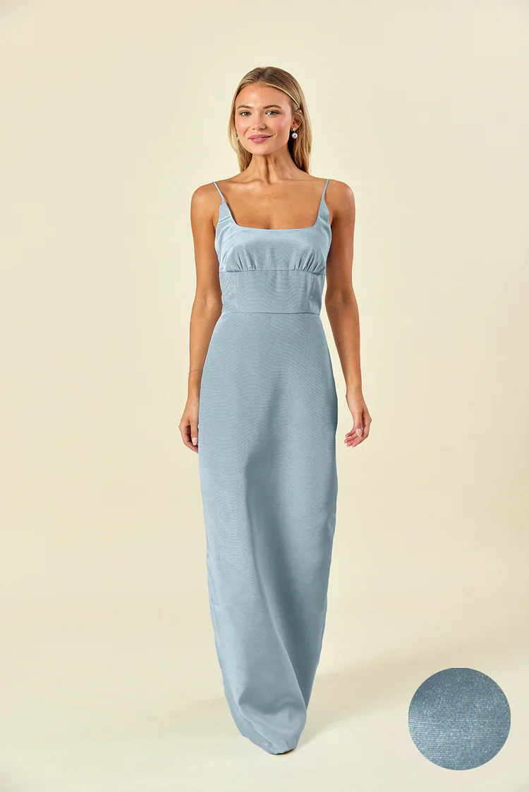 Jane Bodice with Trumpet Skirt in Drapey Bengaline - Image 10
