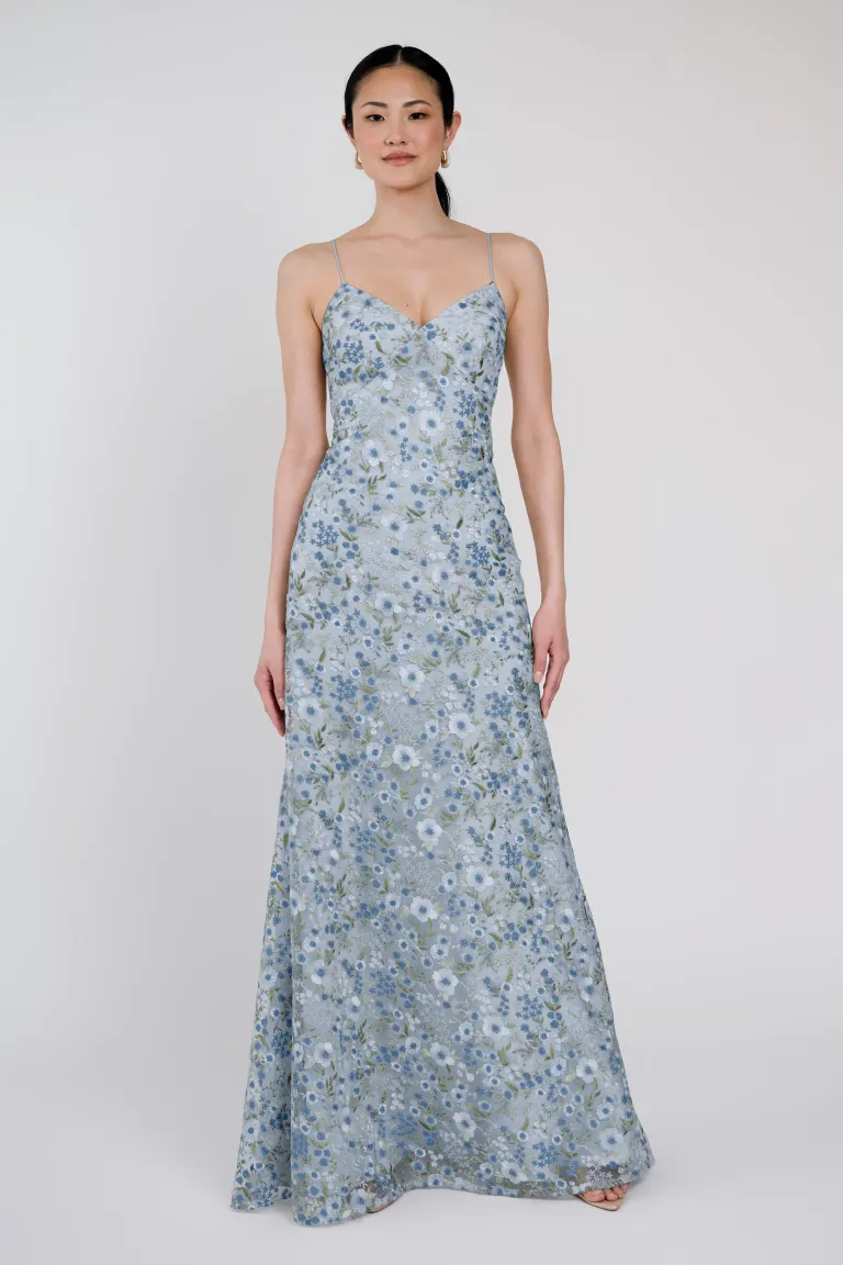 Jenny Yoo Bridesmaid Dress Julianna in Ophelia Embroidered Tulle - Image 3