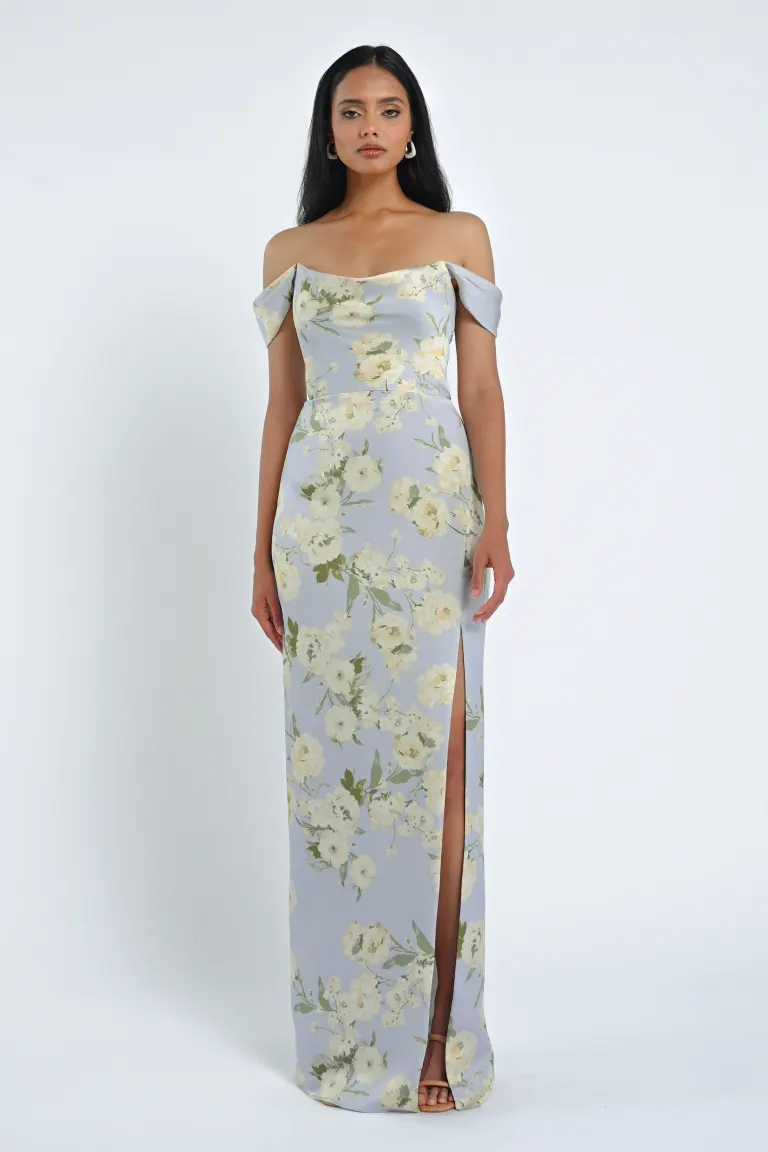 Jenny Yoo Bridesmaid Dress Sawyer Verona Print - Image 3