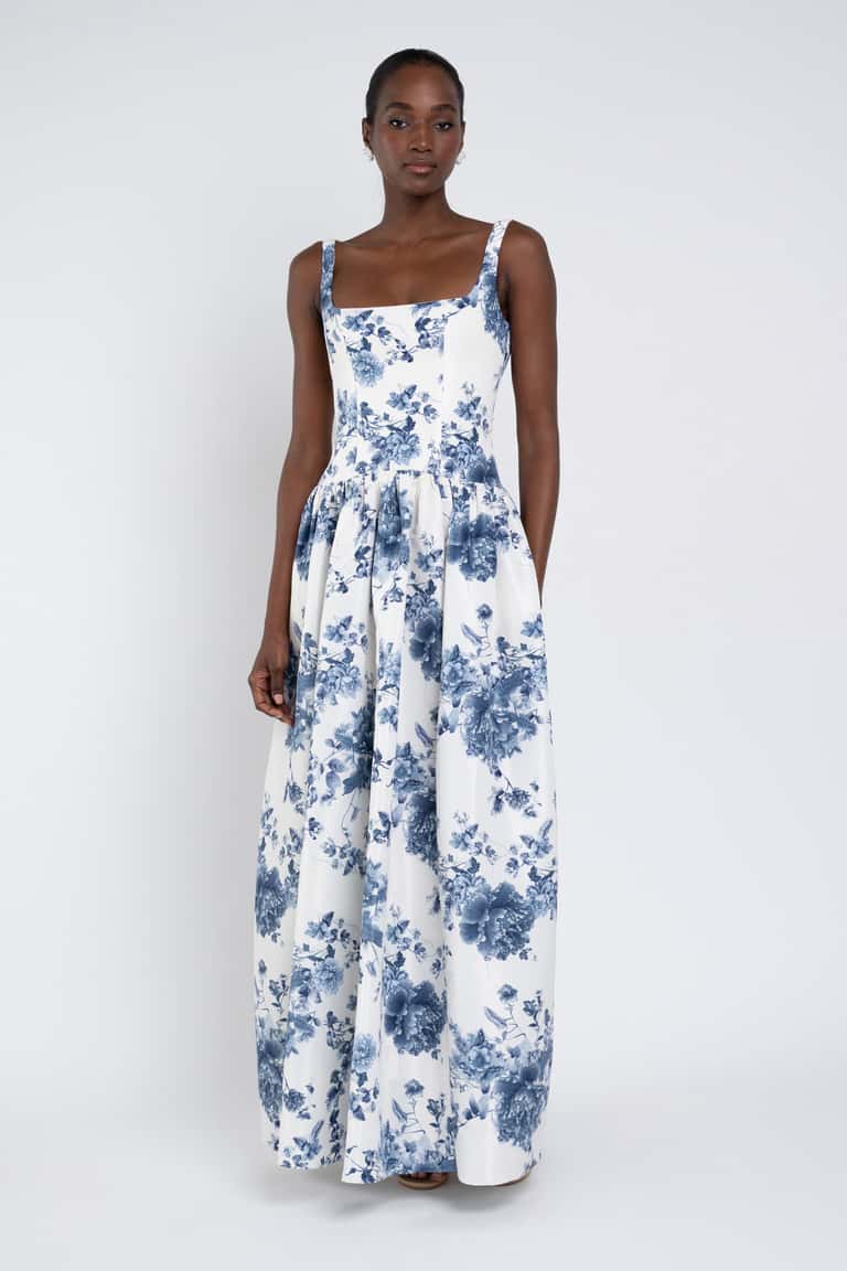 Jenny Yoo Bridesmaid Dress Shelby Print - Image 2