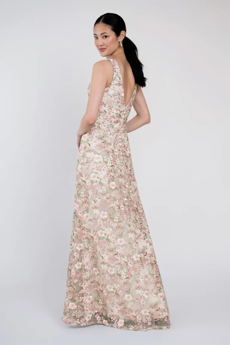 Jenny Yoo Bridesmaid Dress Tatum in Ophelia Embroidered Tulle - Image 4