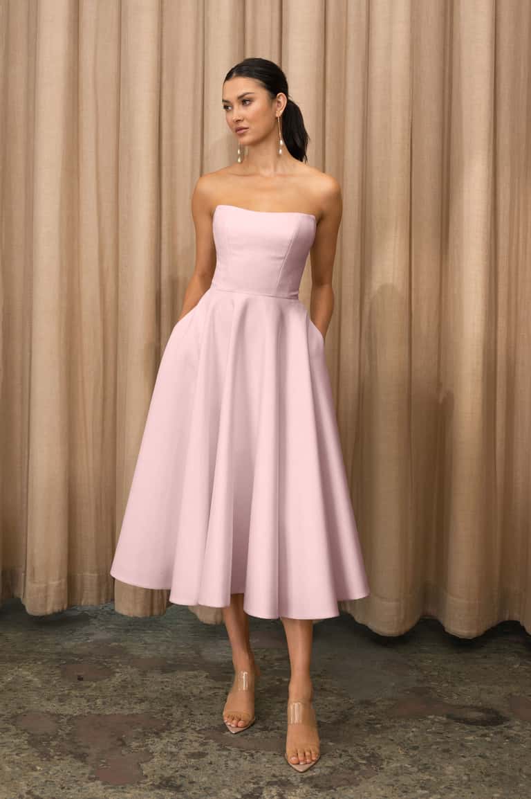 Jenny Yoo Dress Carrie in Powder Pink - Image 3