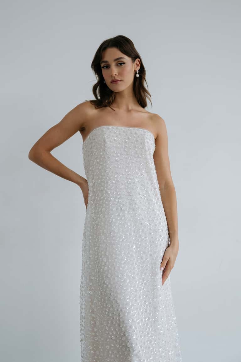 Jenny Yoo Little White Dress Aarons - Image 3