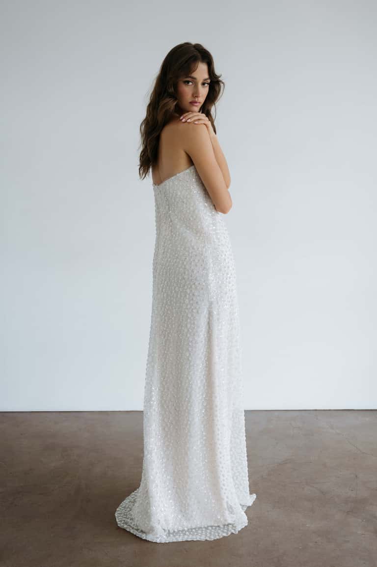 Jenny Yoo Little White Dress Aarons - Image 5