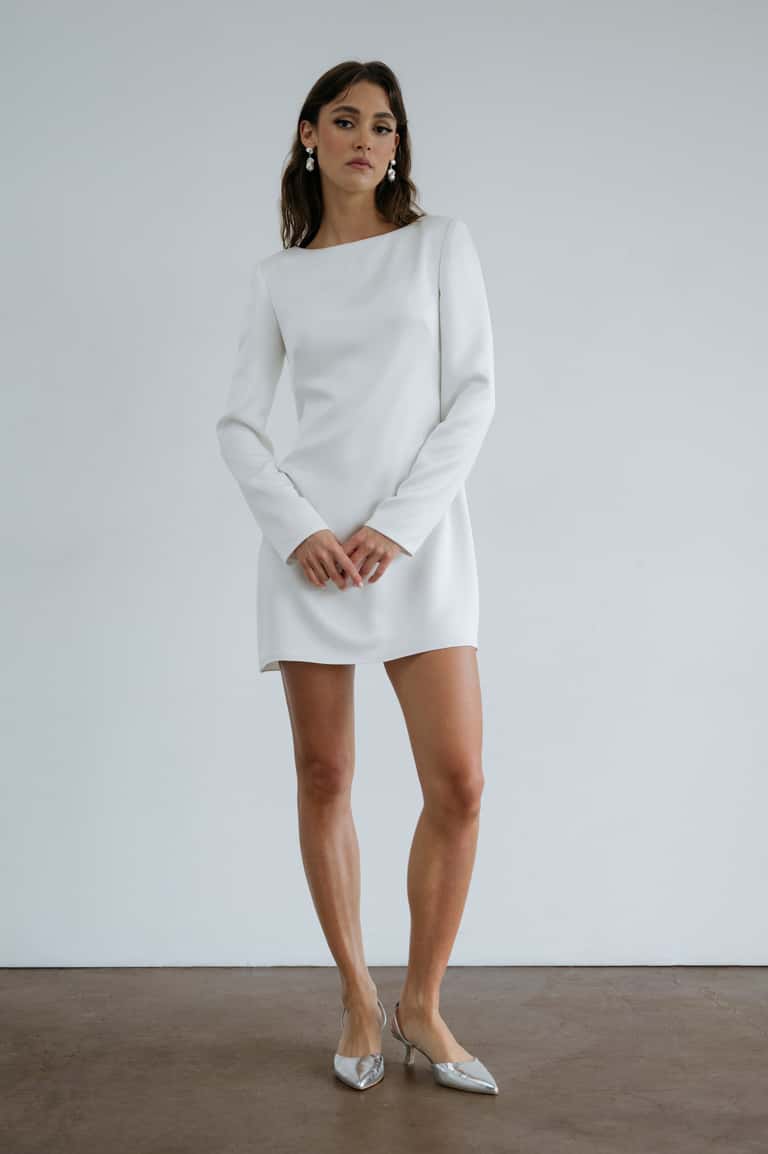 Jenny Yoo Little White Dress Landon - Image 2