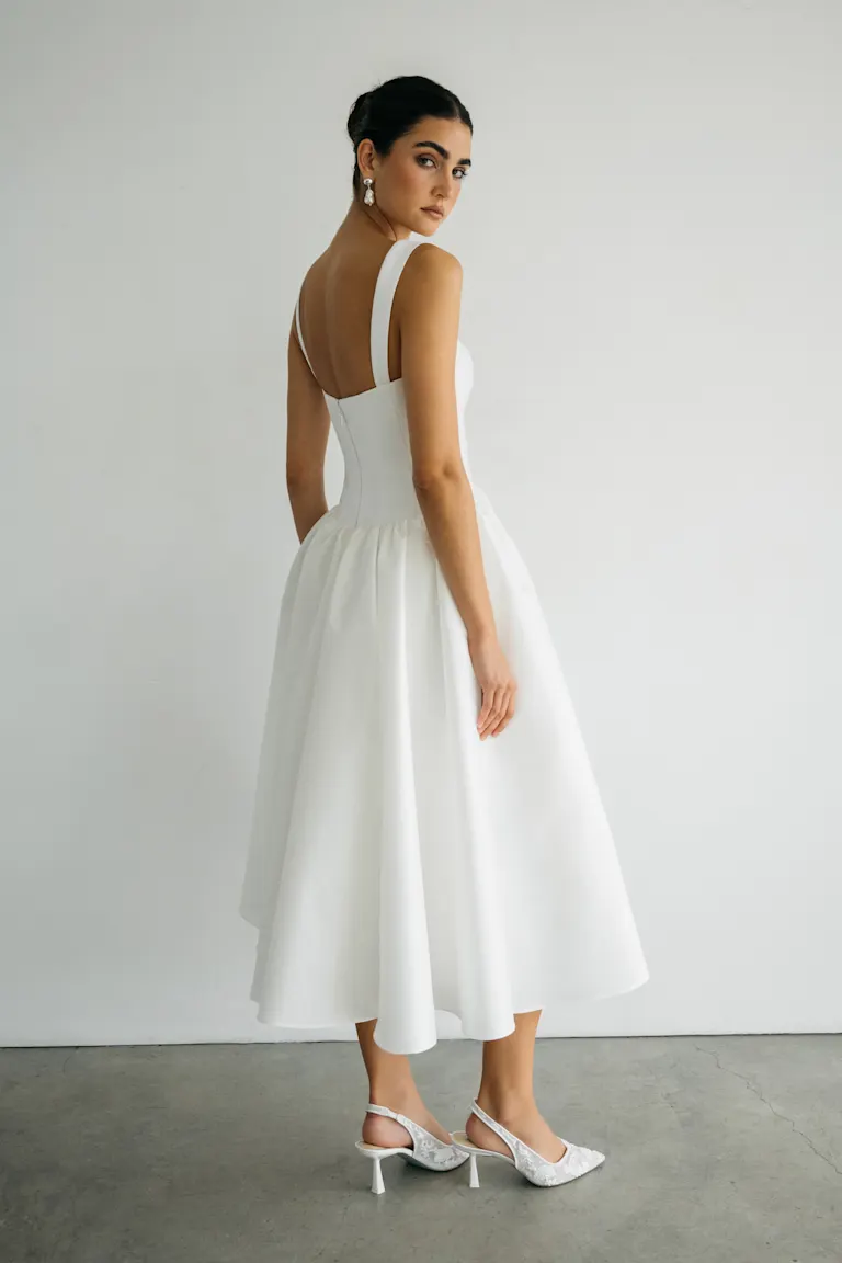 Jenny Yoo Little White Dress Lucille - Image 3