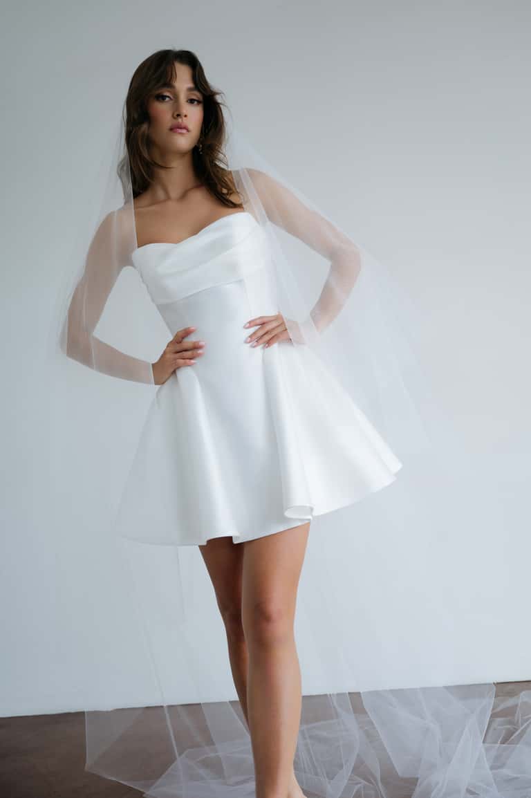 Jenny Yoo Little White Dress Micah - Image 6