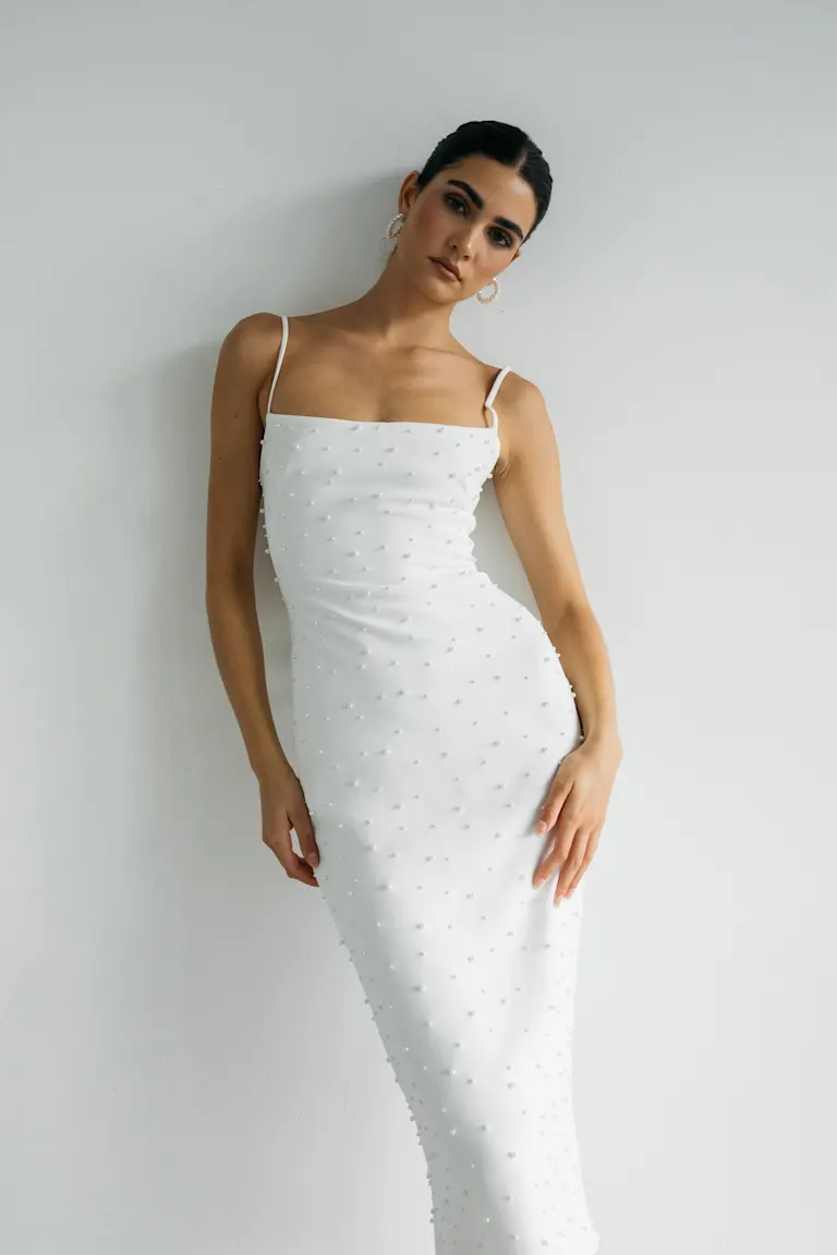 Jenny Yoo Little White Dress Oksana - Image 3