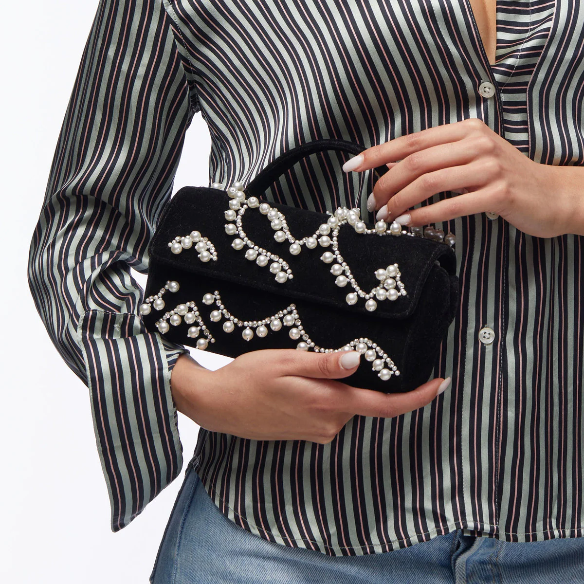 JET PEARL MINI TABITHA TOP HANDLE BAG - Image 2