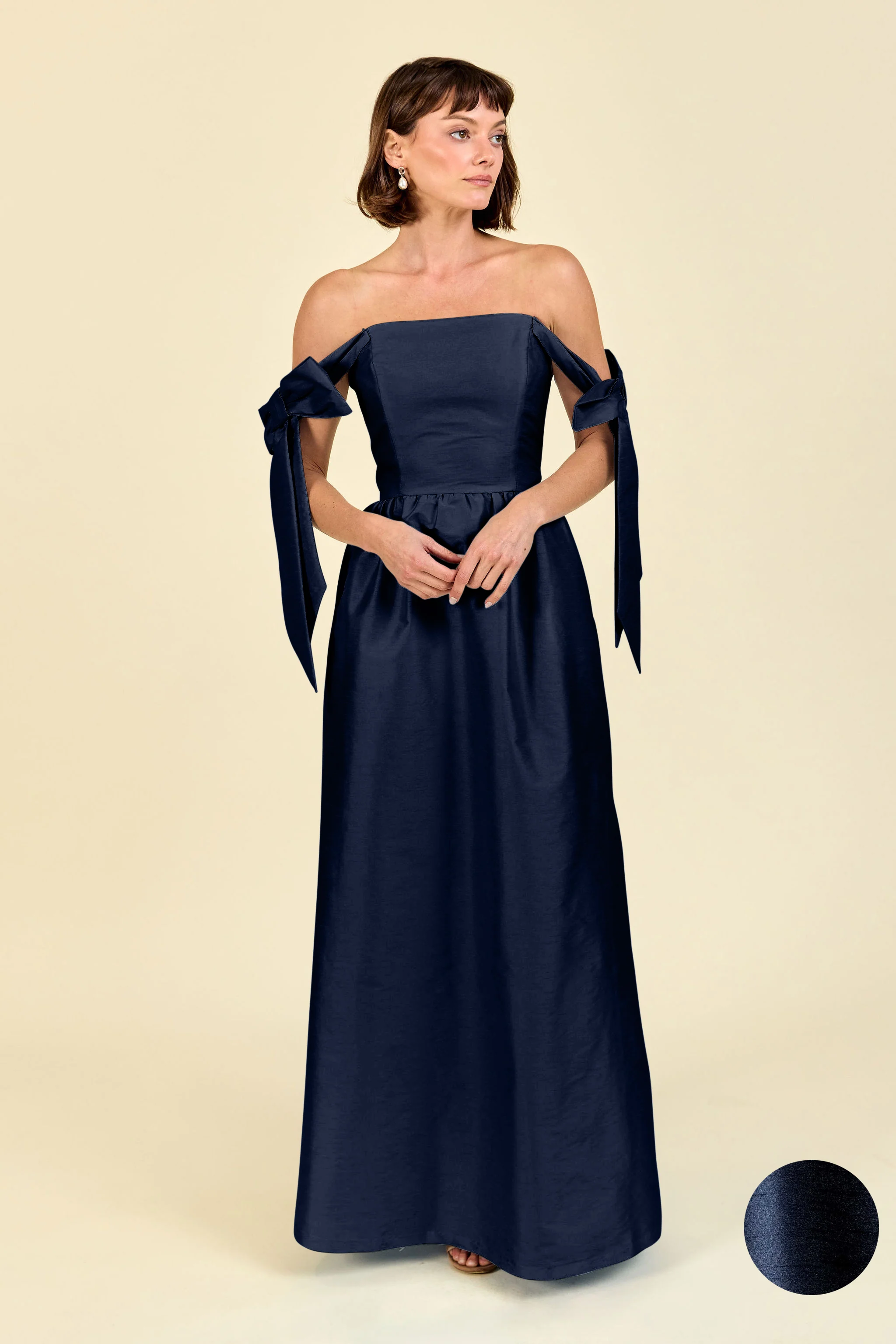 Julie Bodice with Gathered Skirt in Shantung - Image 12