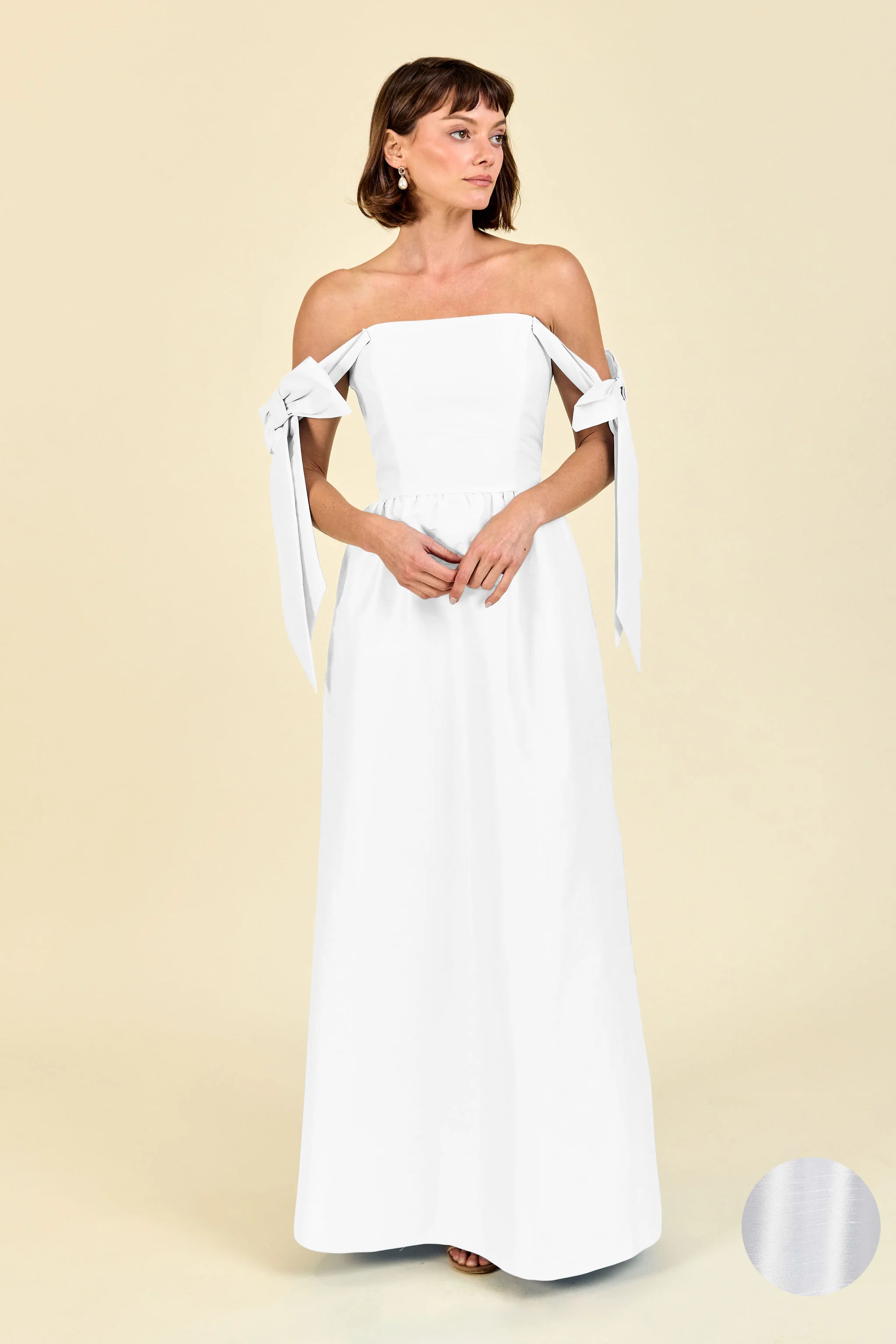 Julie Bodice with Gathered Skirt in Shantung - Image 18