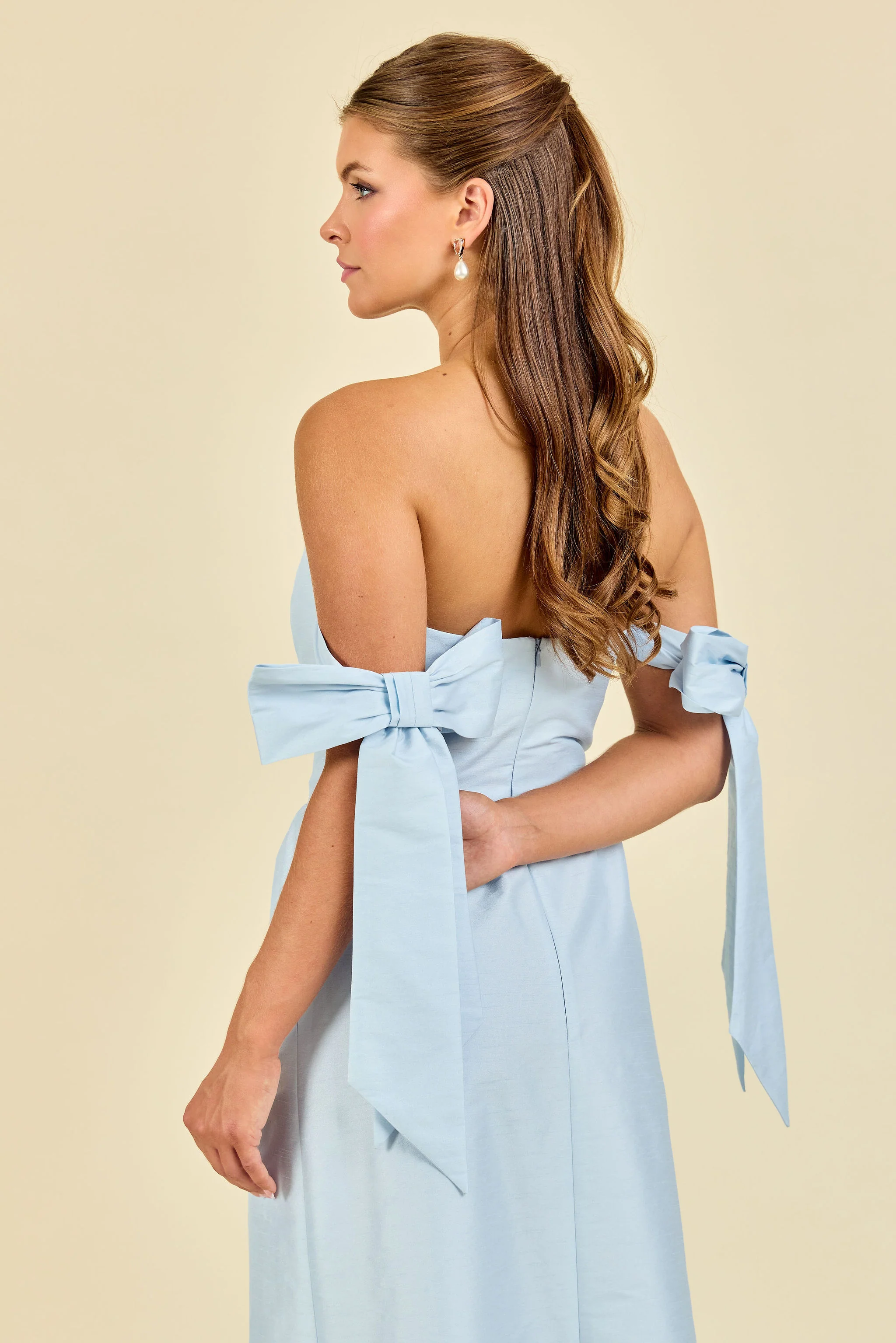 Julie Bodice with Gathered Skirt in Shantung - Image 3