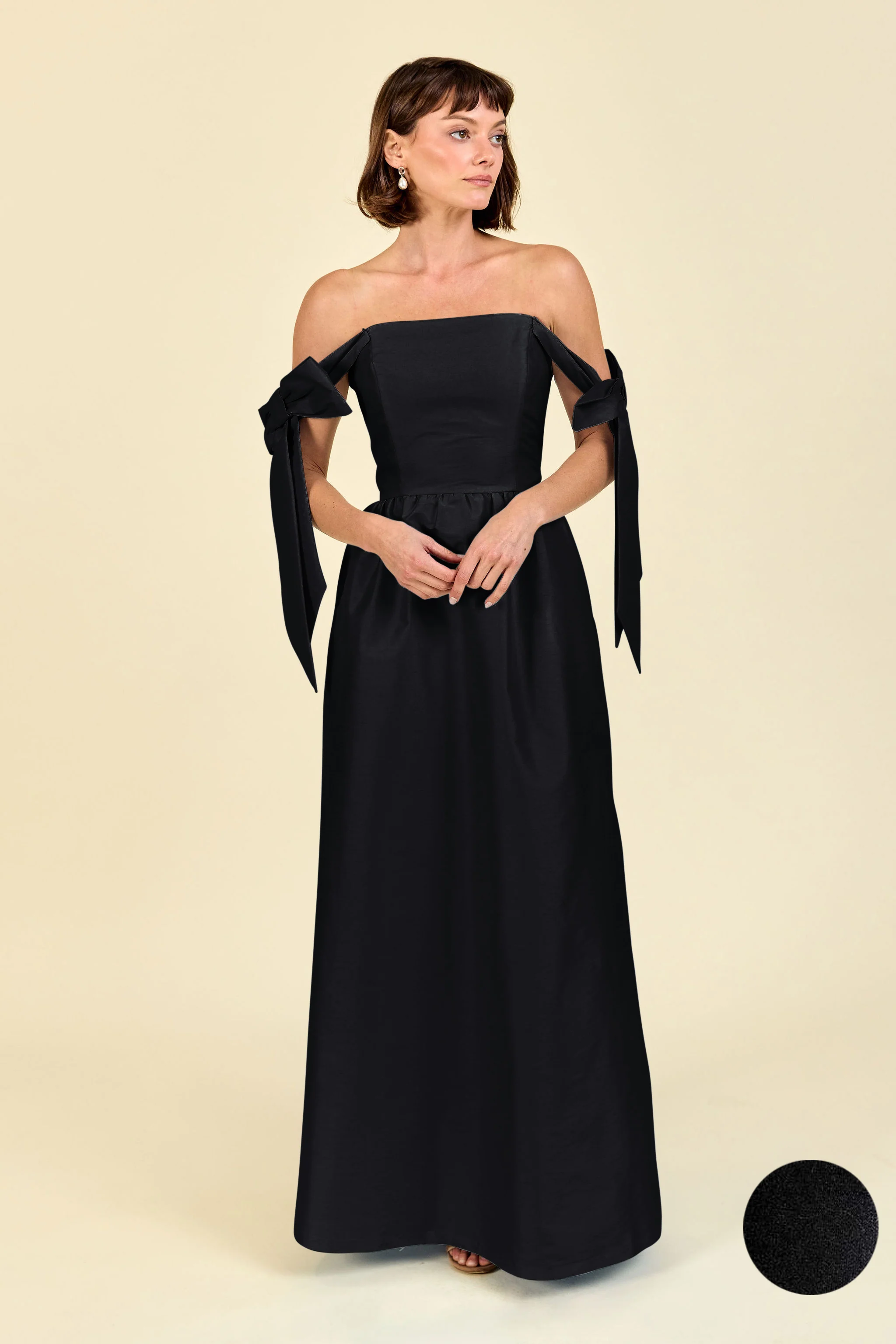 Julie Bodice with Gathered Skirt in Shantung - Image 4