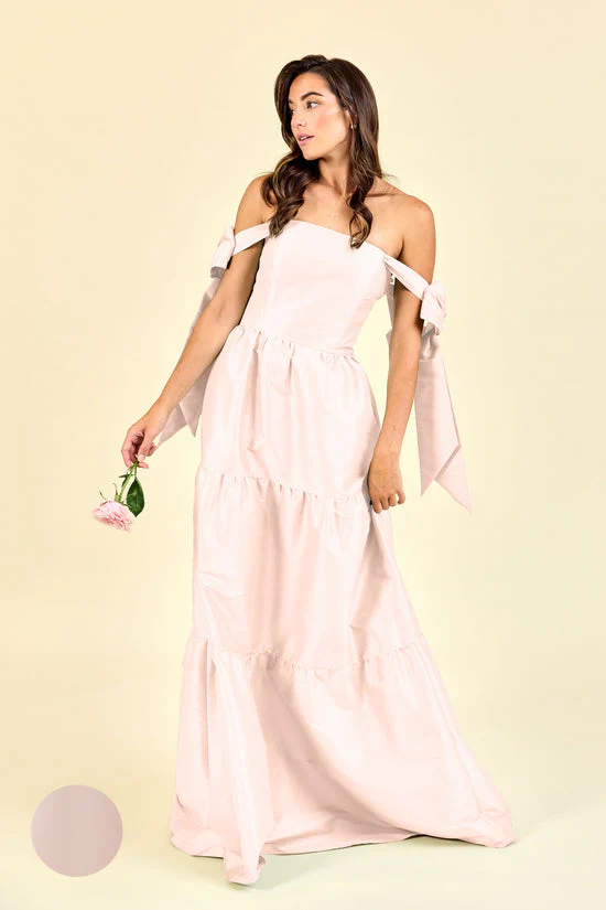 Julie Bodice with Tiered Skirt in Drapey Bengaline - Image 6