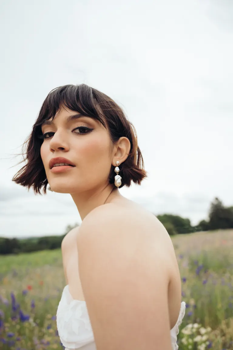 Juniper Pearl Drop Earring - Image 4