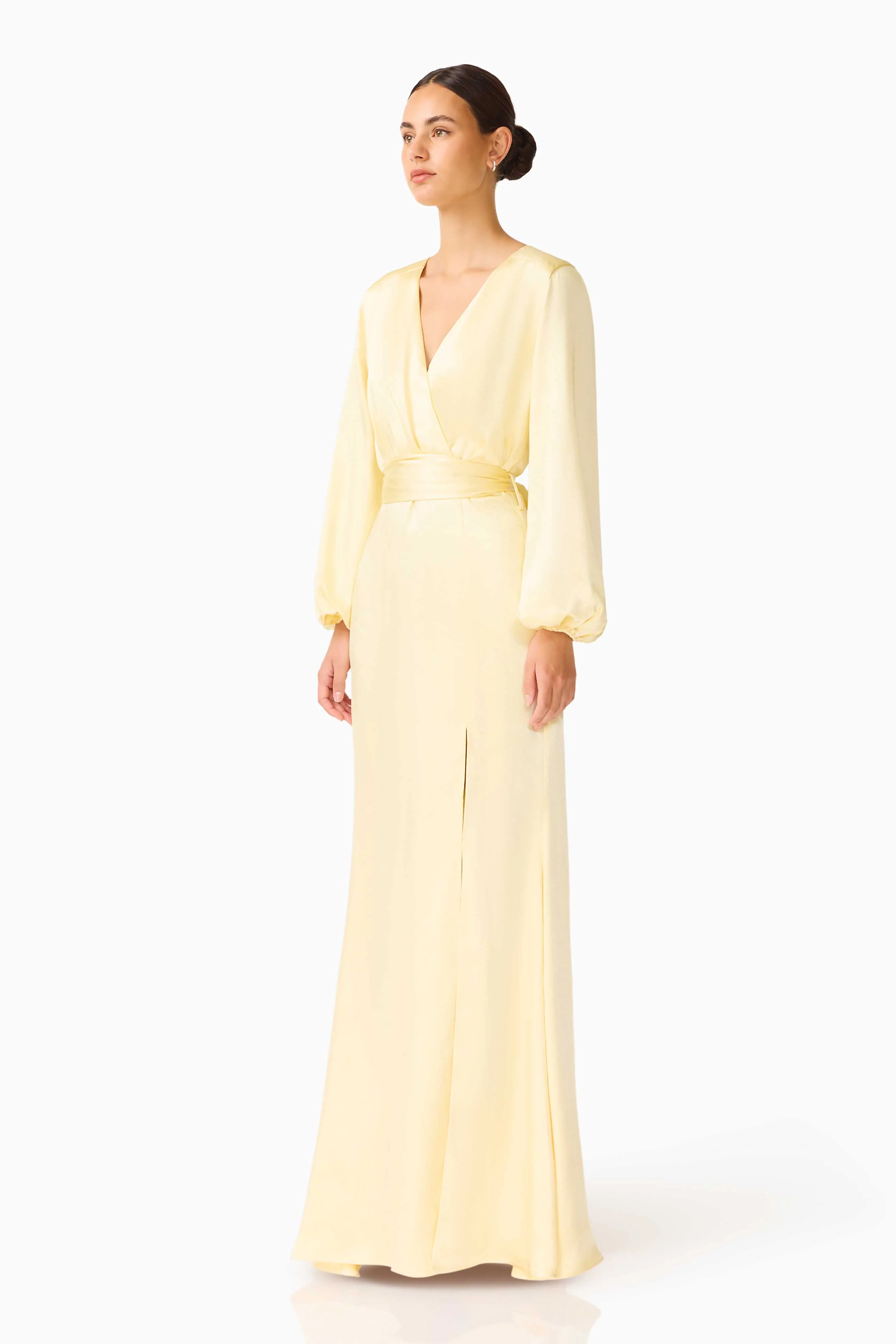 Kai Maxi Dress in Butter Yellow - Image 5