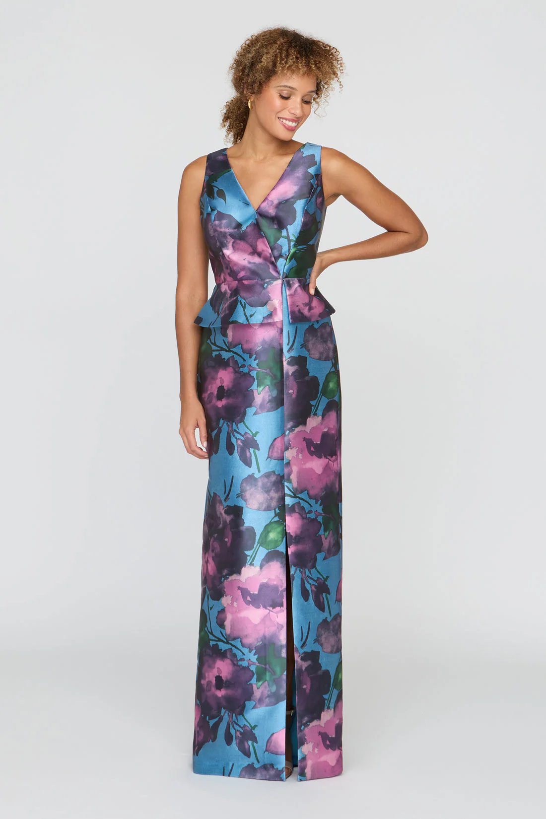 Kay Unger Celeste Column Gown