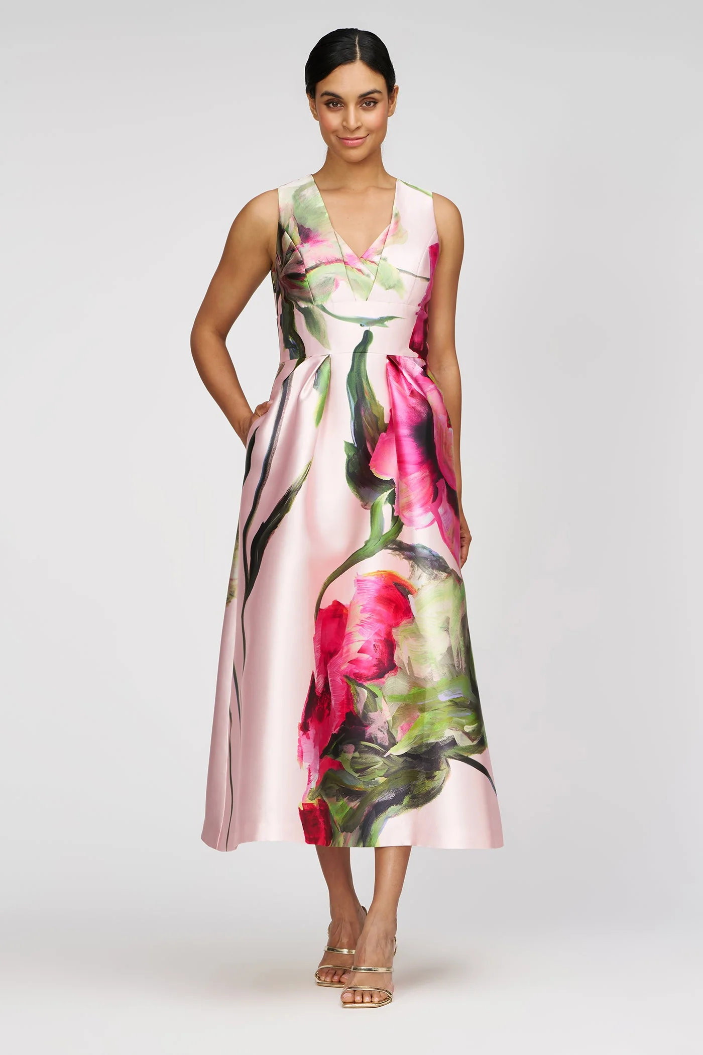 Kay Unger Regina Tea Length Dress